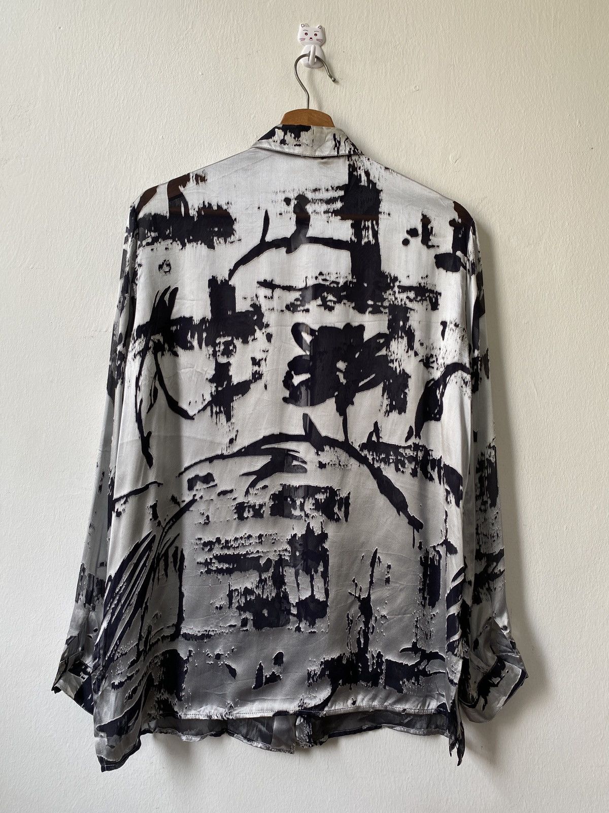 Krizia Uomo Krizia Poi Psyche Delic Design Button Up Tee Size US M / EU 48-50 / 2 - 2 Thumbnail