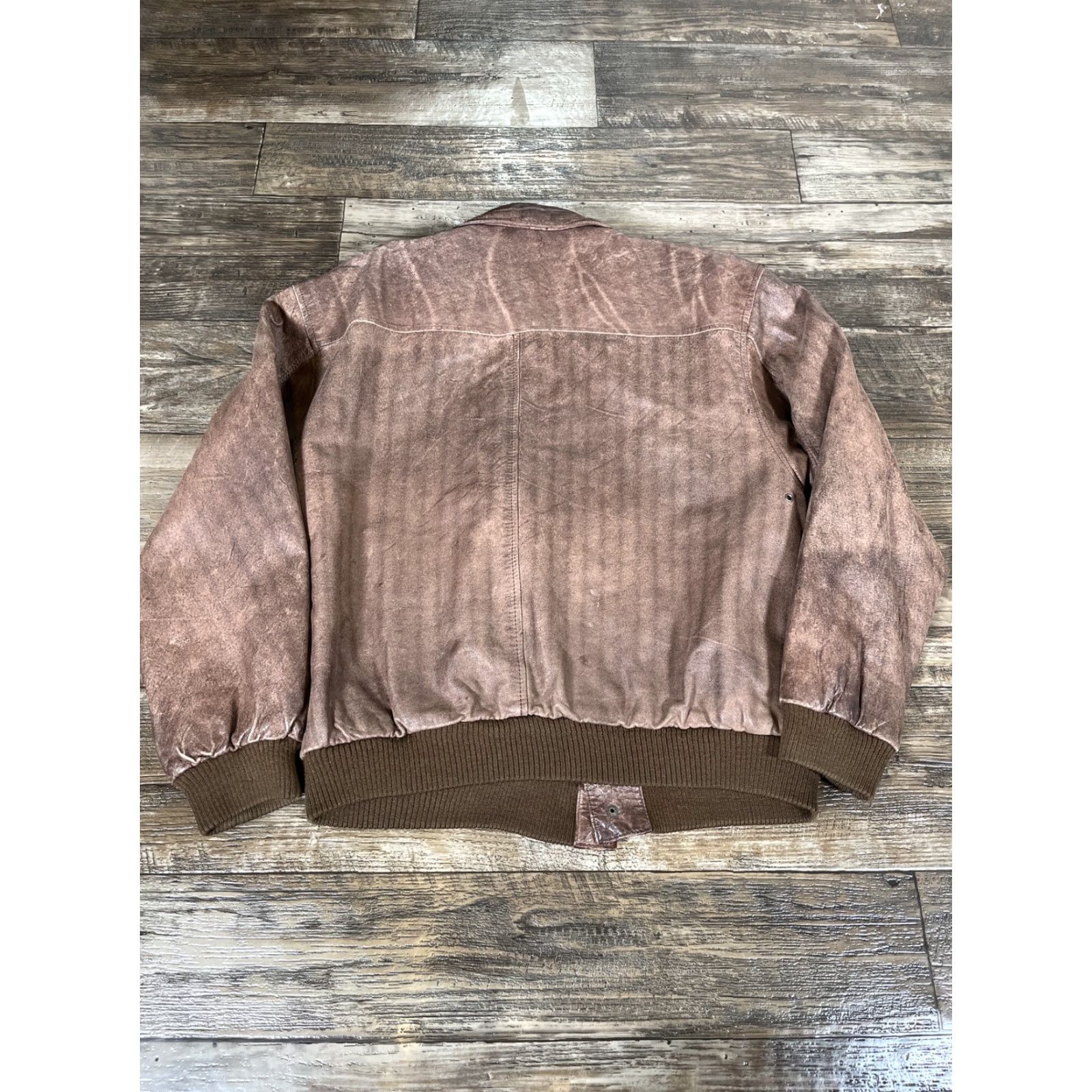 Vintage VINTAGE L'Officiel Leather Jacket Mens M Brown Bomber Jacket Paris Flight Aviator Corps D’Avion De Paris Brown Mens M Size US M / EU 48-50 / 2 - 5 Thumbnail