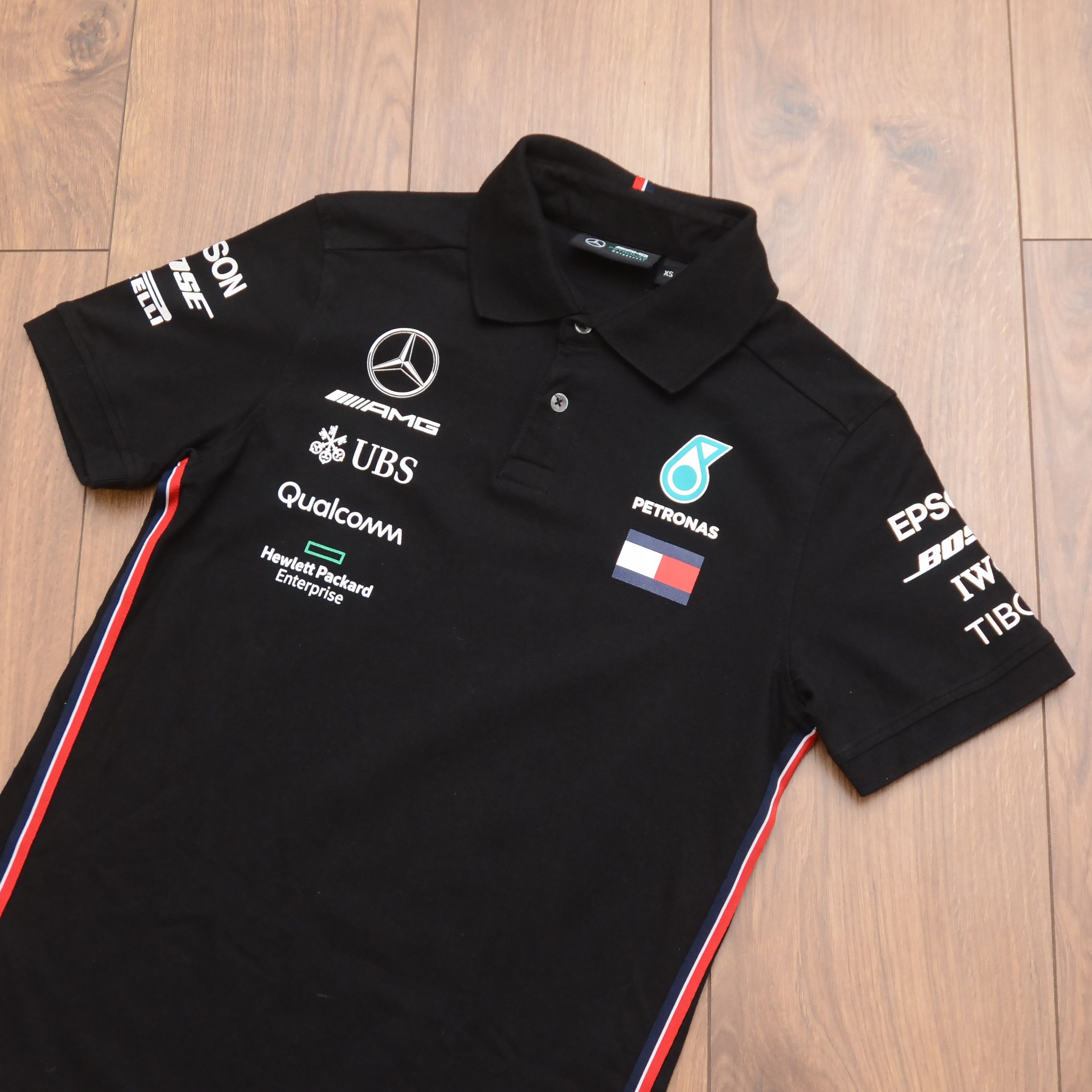 Mercedes-Benz Mercedes-Benz AMG Petronas F1 Team Polo Racing XS-S Black Size US XS / EU 42 / 0 - 9 Thumbnail