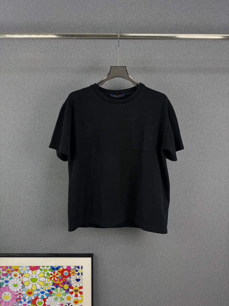 Louis Vuitton Black Logo Pocket Short Sleeve - dmc