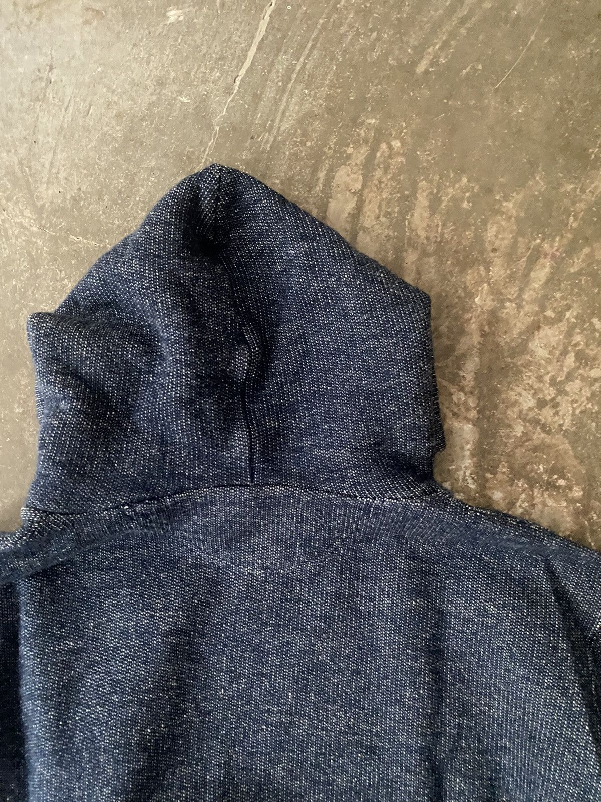Porter Classic Porter Classic Indigo Hoodie Kapital Visvim Blue Blue Japan Size US XXL / EU 58 / 5 - 8 Thumbnail