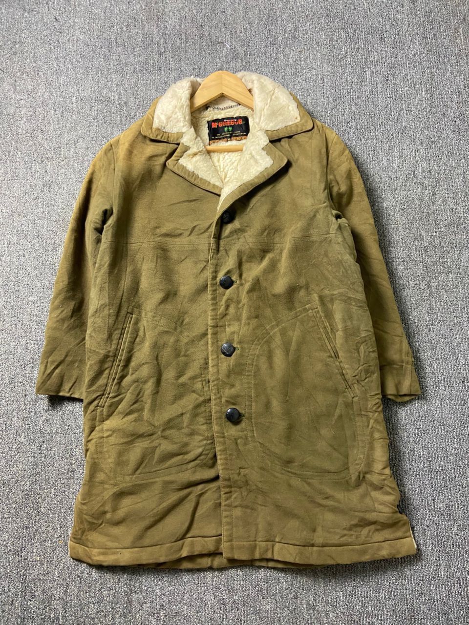 McGregor Vintage McGregor Suede Sherpa Parka Jacket (200) Size US M / EU 48-50 / 2 - 1 Thumbnail