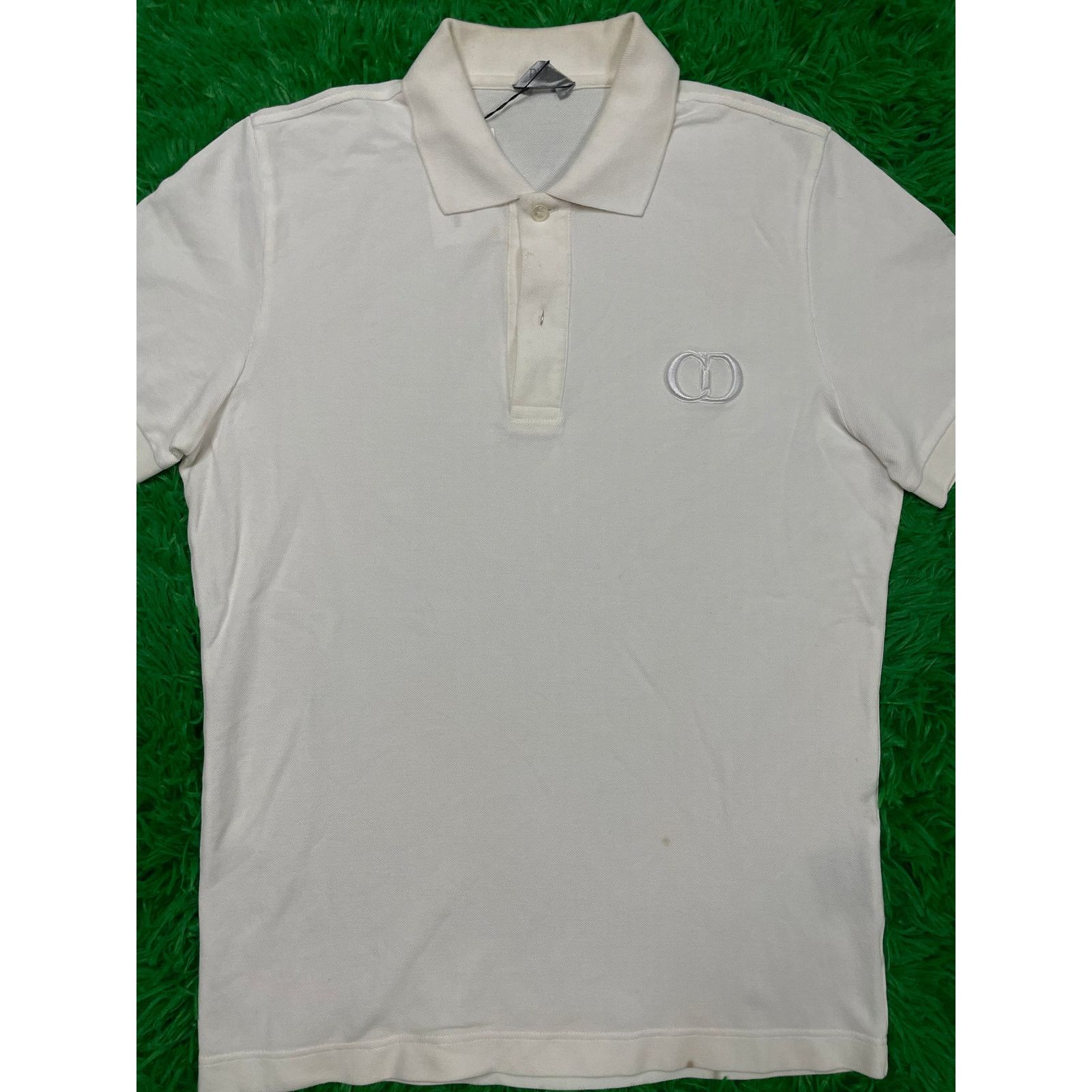 Dior Dior CD Logo Polo White Small Used Size US S / EU 44-46 / 1 - 1 Thumbnail