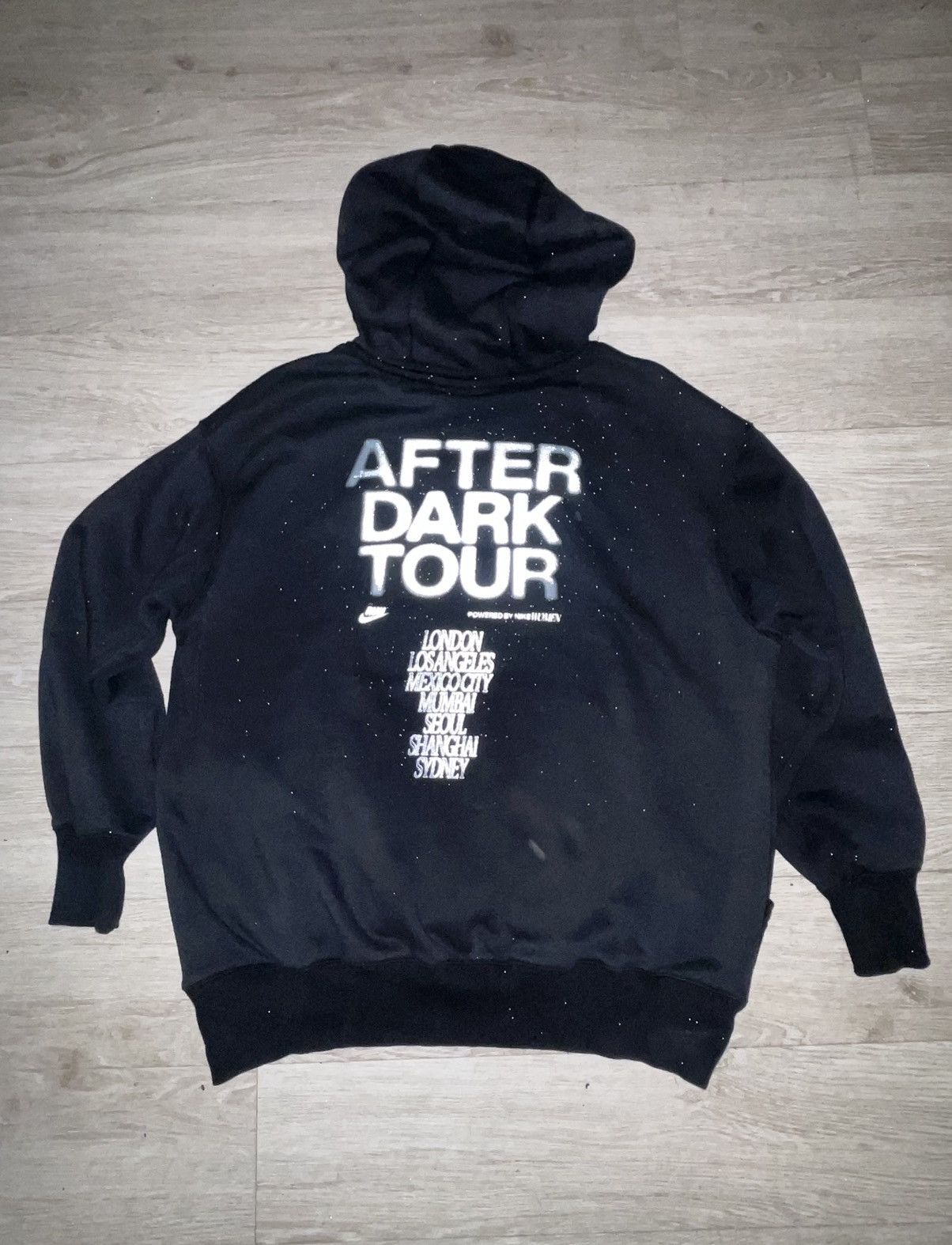 Nike Nike After Dark Tour Oversized Graphic Hoodie Size S / US 4 / IT 40 - 2 Thumbnail