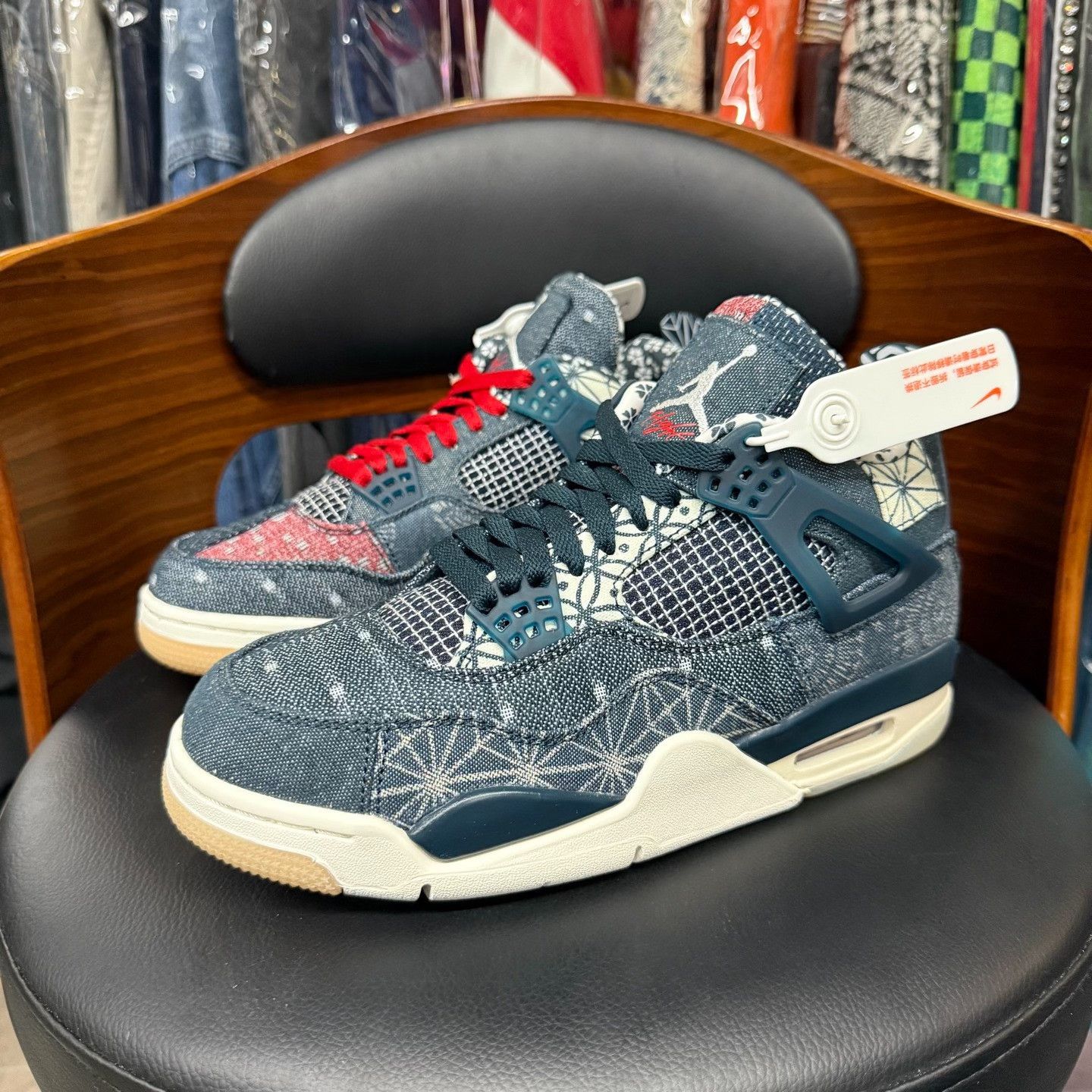Nike Nike AJ4 Denim Lowtop Sneakers 7.5 Men Size US 7.5 / EU 40-41 - 1 Thumbnail