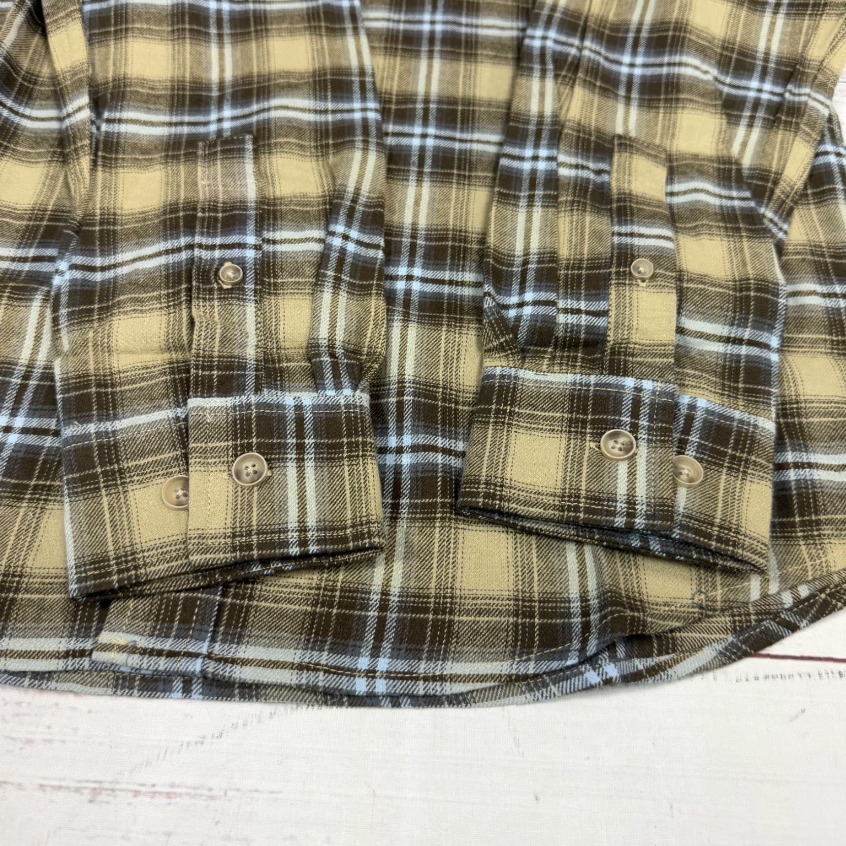 Weatherproof Weatherproof Shirt Plaid Button-Up Long Sleeve Cotton Mens M Green NWT Vintage Size US M / EU 48-50 / 2 - 5 Thumbnail