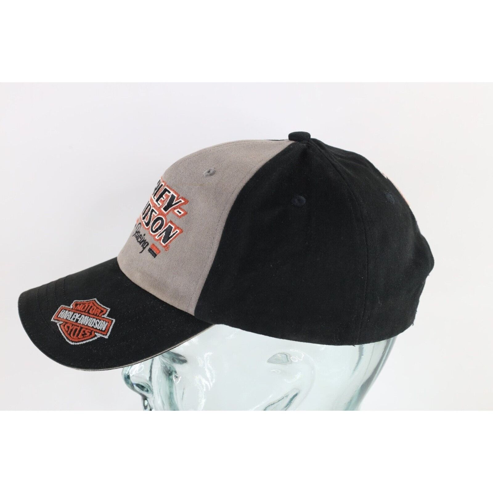 Harley Davidson × Vintage Vintage Distressed Spell Out Harley Davidson Motorcycles Hat Size ONE SIZE - 5 Thumbnail
