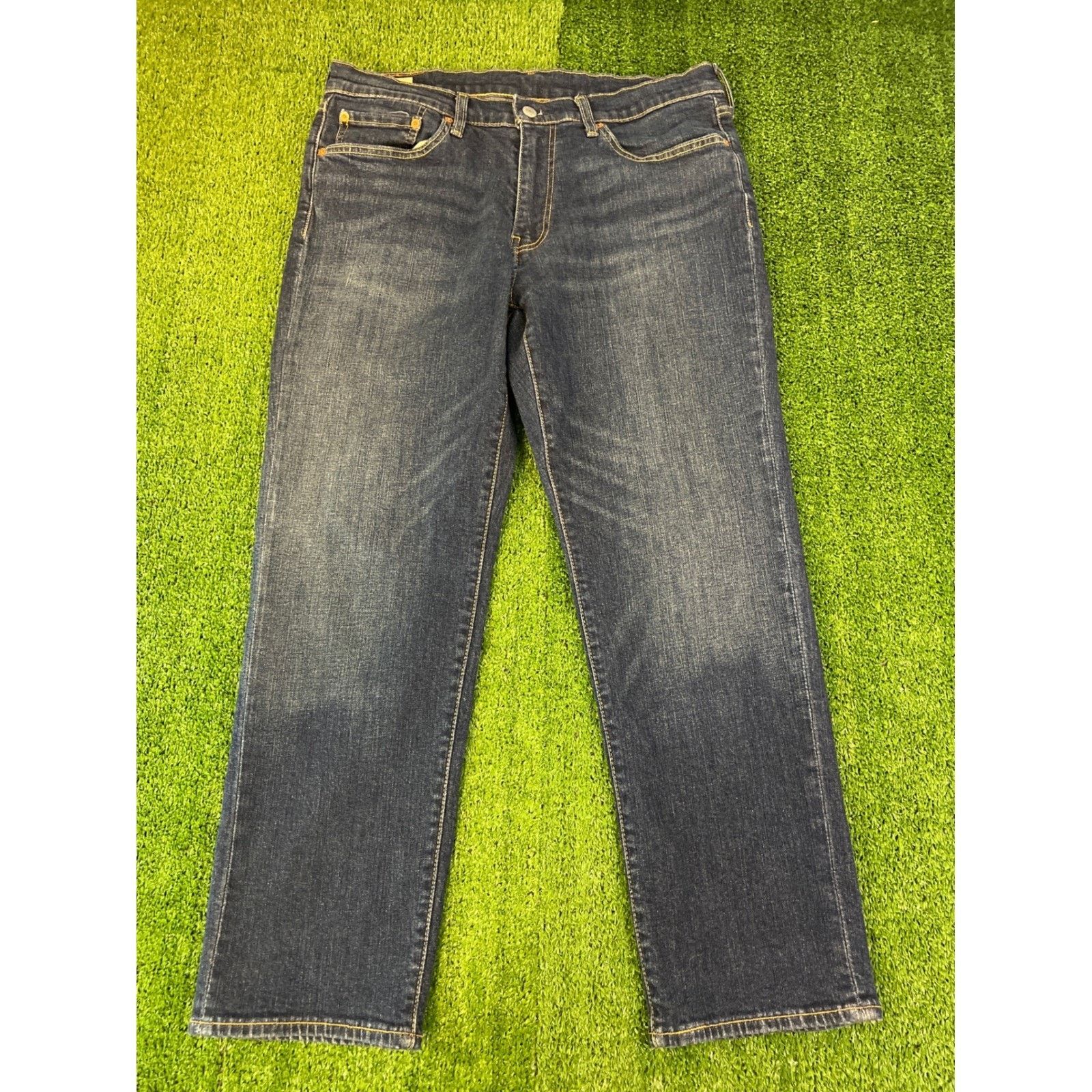 Levi's Levis 541 Athletic Taper Jeans Mens 34x30 Dark Wash Big E Size US 34 / EU 50 - 1 Thumbnail