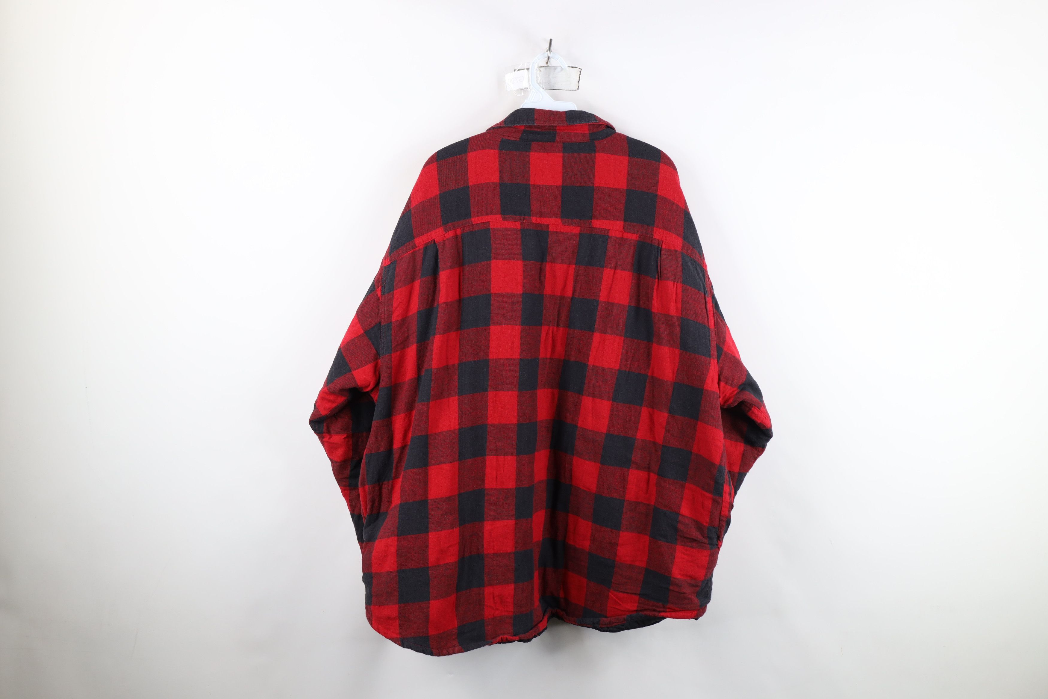 Vintage Vintage 90s Streetwear Flannel Button Shirt Jacket Jac Size US XXL / EU 58 / 5 - 11 Thumbnail
