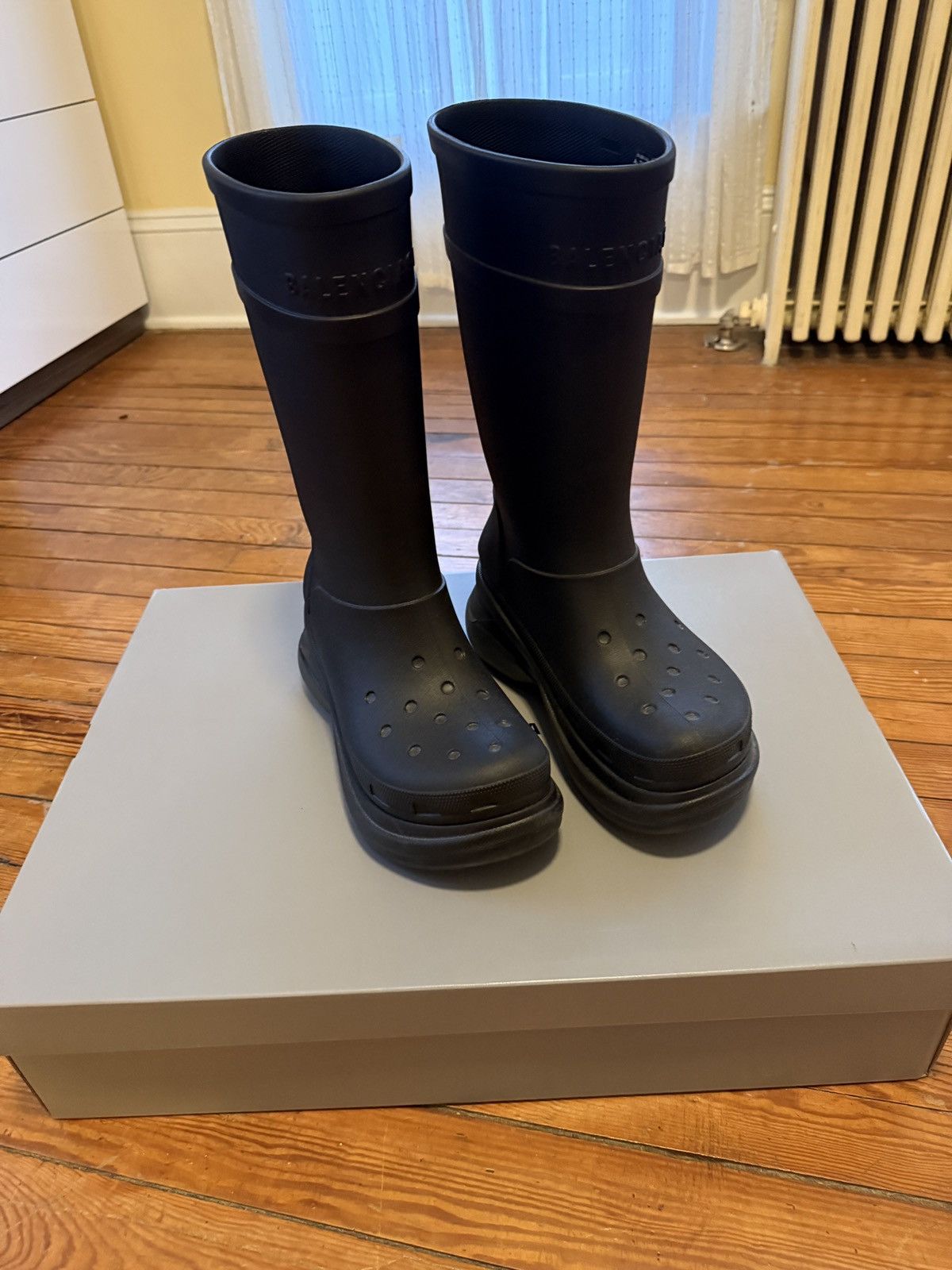 Balenciaga × Crocs Croc Boots Size US 10.5 / EU 43-44 - 1 Thumbnail