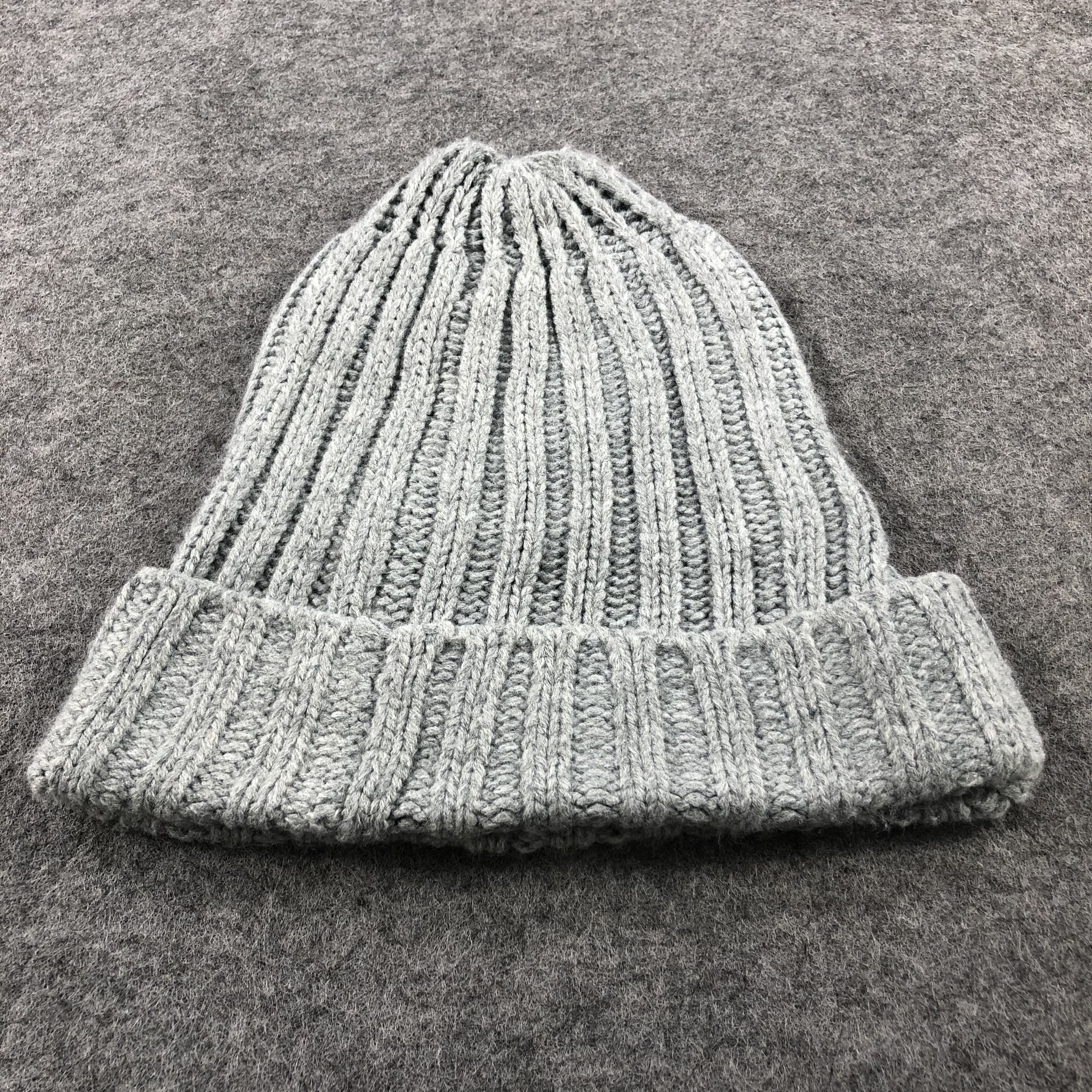 Vintage Neo Folklore Grey Beanie Snowcap Snow Hat B417 Size ONE SIZE - 6 Thumbnail
