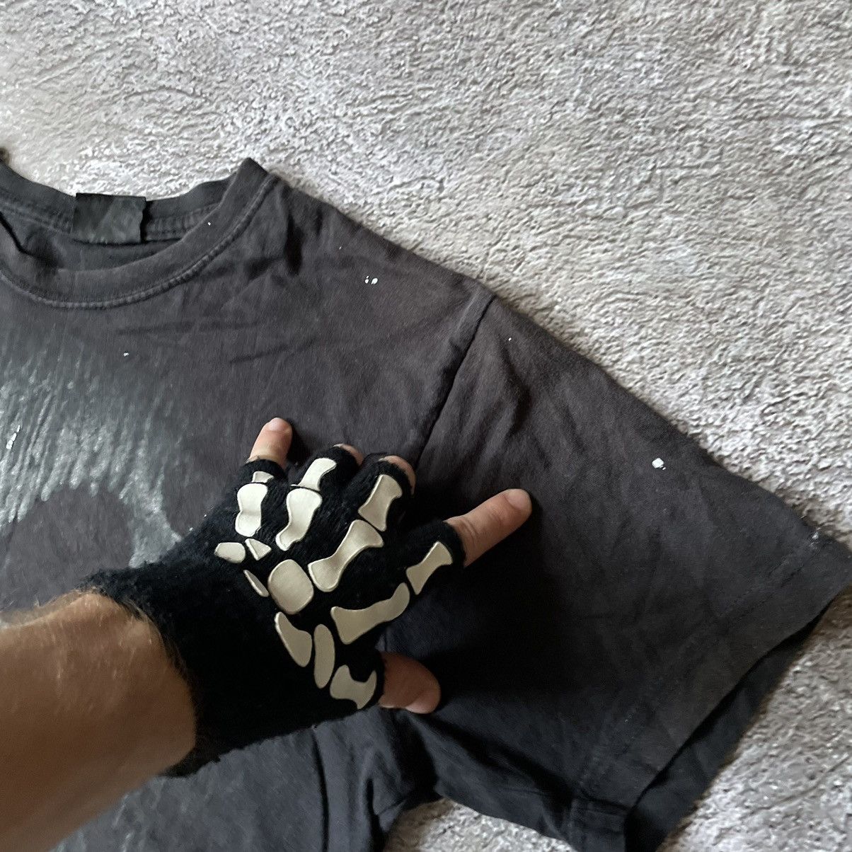 Vintage Vintage 00s Skeleton Graphic Tee Grunge Dark Horror Streetwe Size US M / EU 48-50 / 2 - 3 Thumbnail