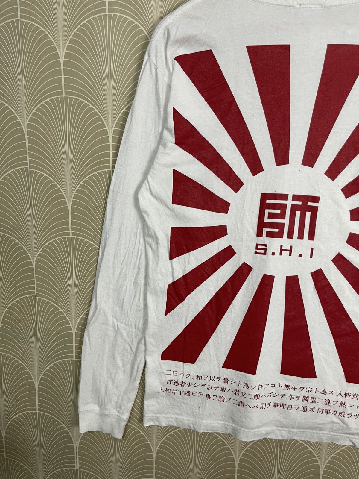 Japanese Brand × Vintage VINTAGE JAPANESE FLAG TEES RARE DESIGN Size US L / EU 52-54 / 3 - 11 Thumbnail