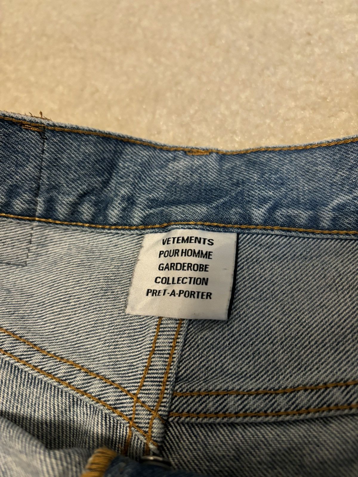 Vetements Vetements AW21 Graffiti Straight Jeans Size US 32 / EU 48 - 4 Thumbnail