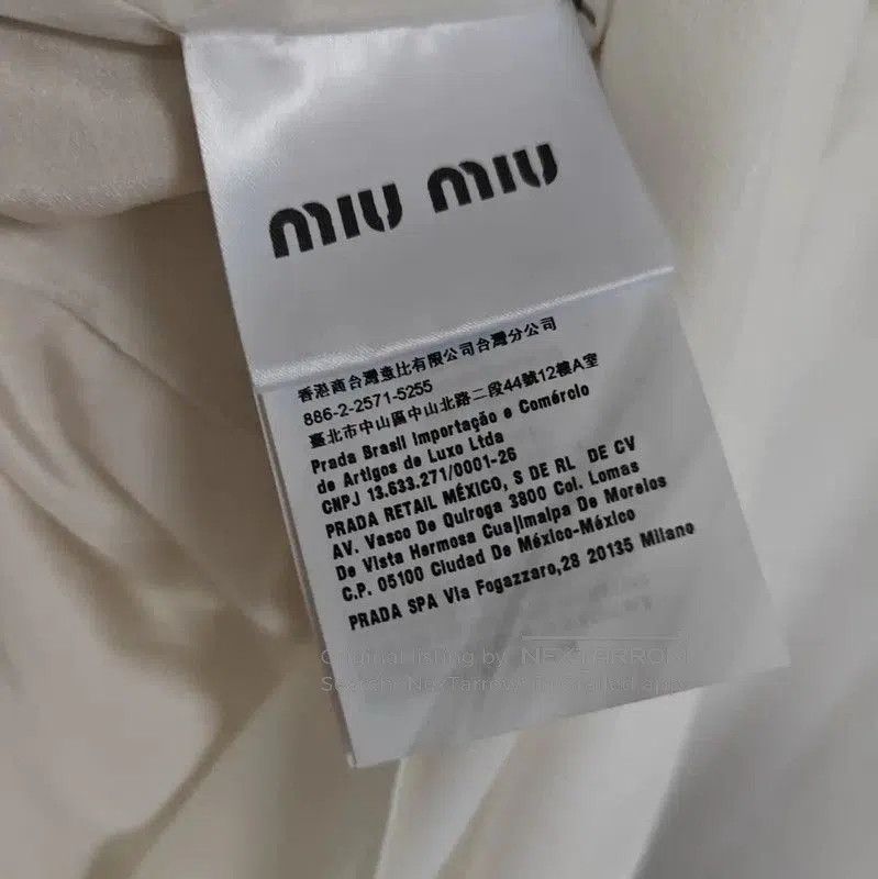 Miu Miu Miu Miu Summer White Silk Embroidered Dress . Size M / US 6-8 / IT 42-44 - 6 Thumbnail