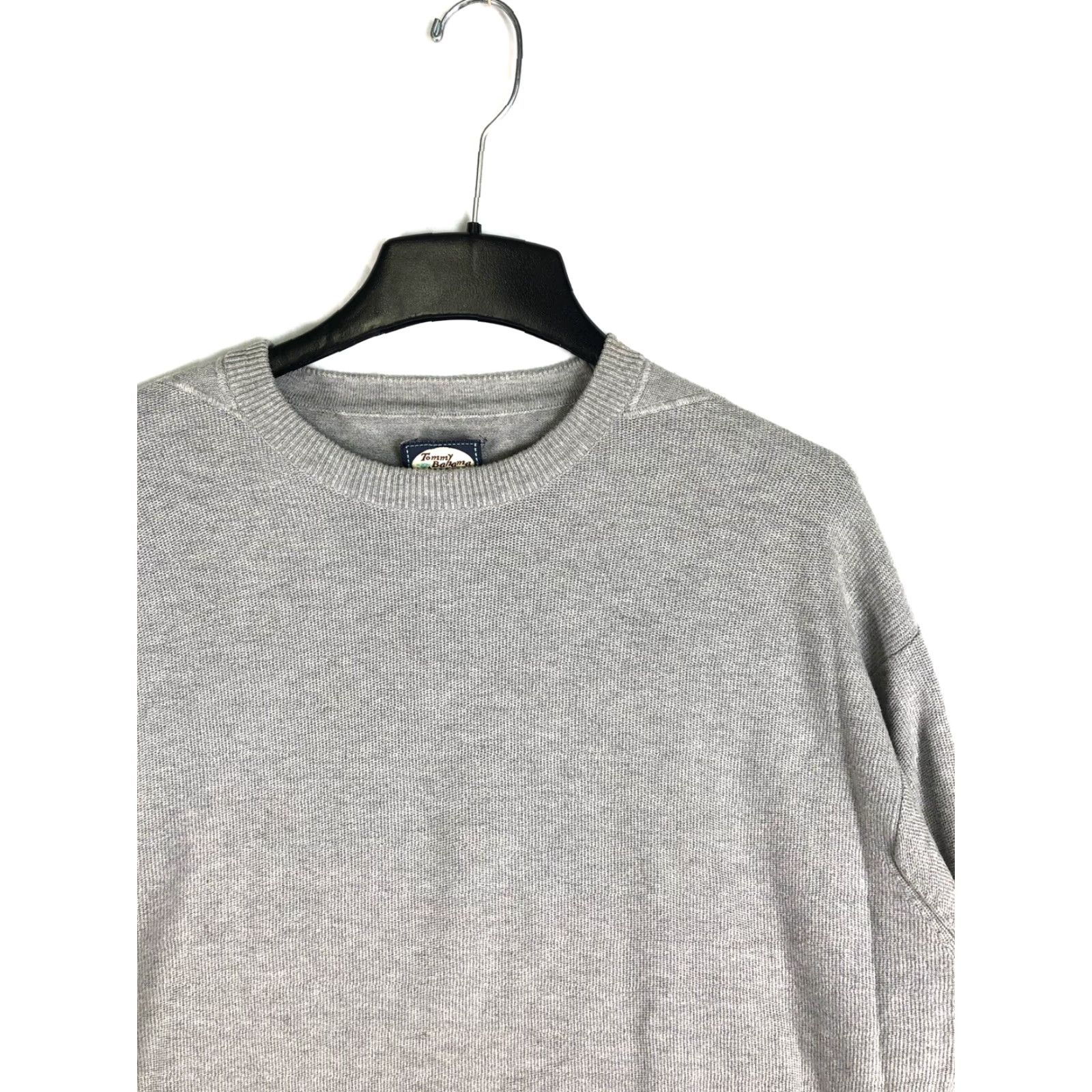 Tommy Bahama Tommy Bahama Sweater Mens XL Pullover Lightweight Gray Long Sleeve Crew Neck Knit Cotton Shirt? Size US XL / EU 56 / 4 - 2 Thumbnail