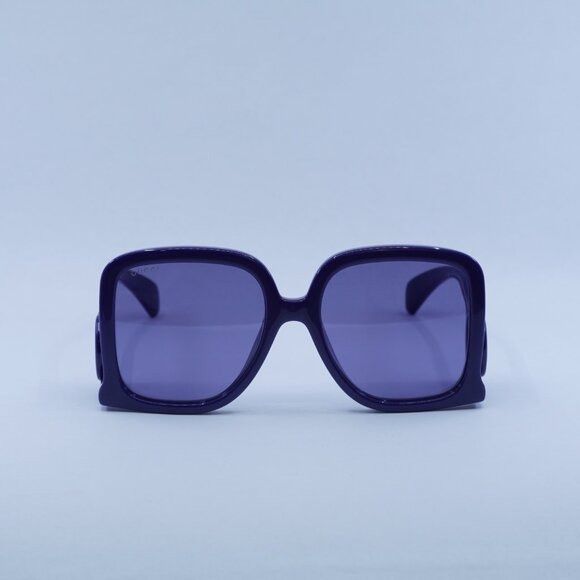Gucci 🕶️ New Gucci GG1326S 006 Sunglasses - Violet Frame Size ONE SIZE - 2 Thumbnail