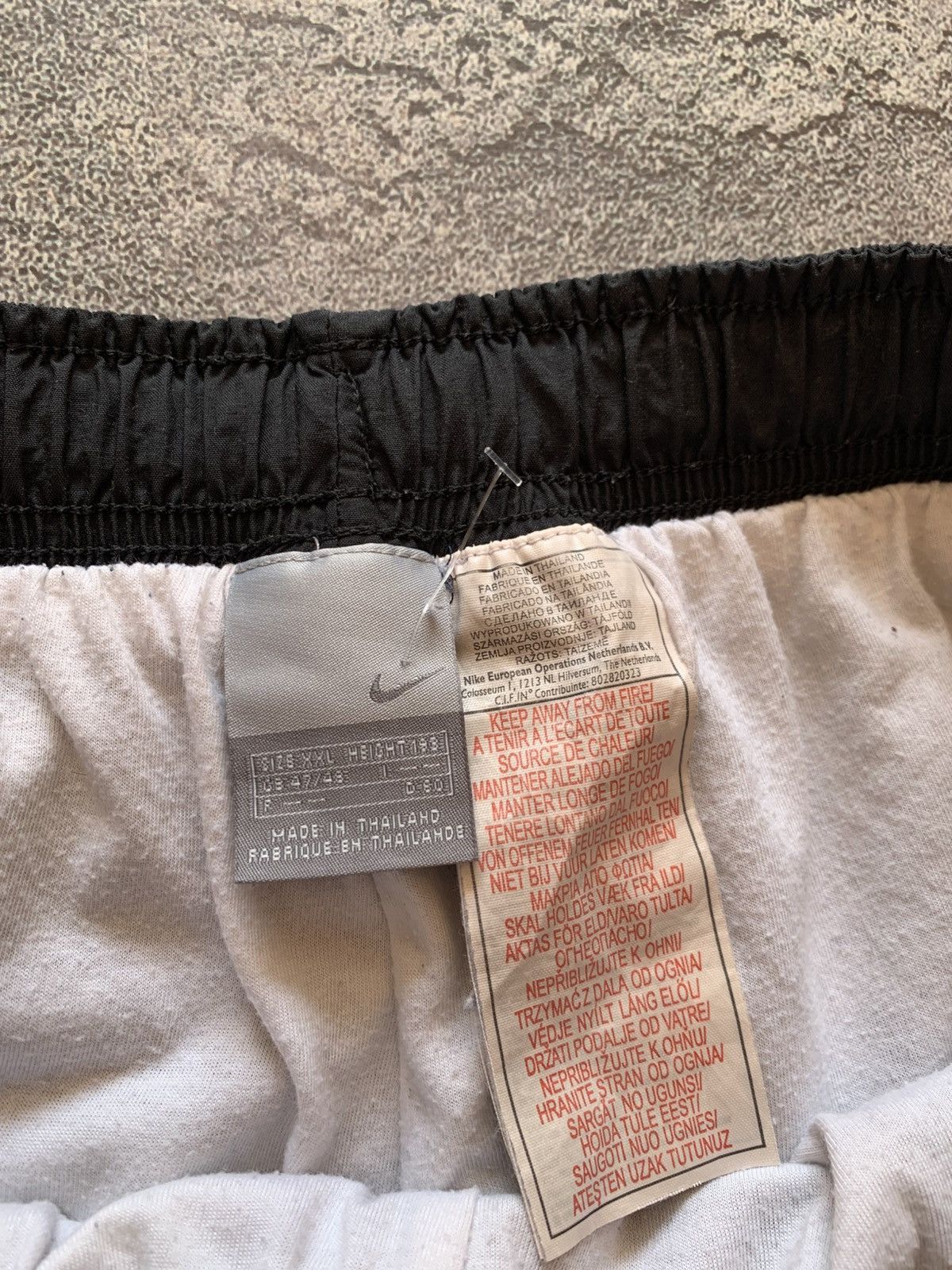 Nike × Vintage VTG Nike Nylon Drill Black Track Pants Mens Size XXL Size US 36 / EU 52 - 3 Thumbnail