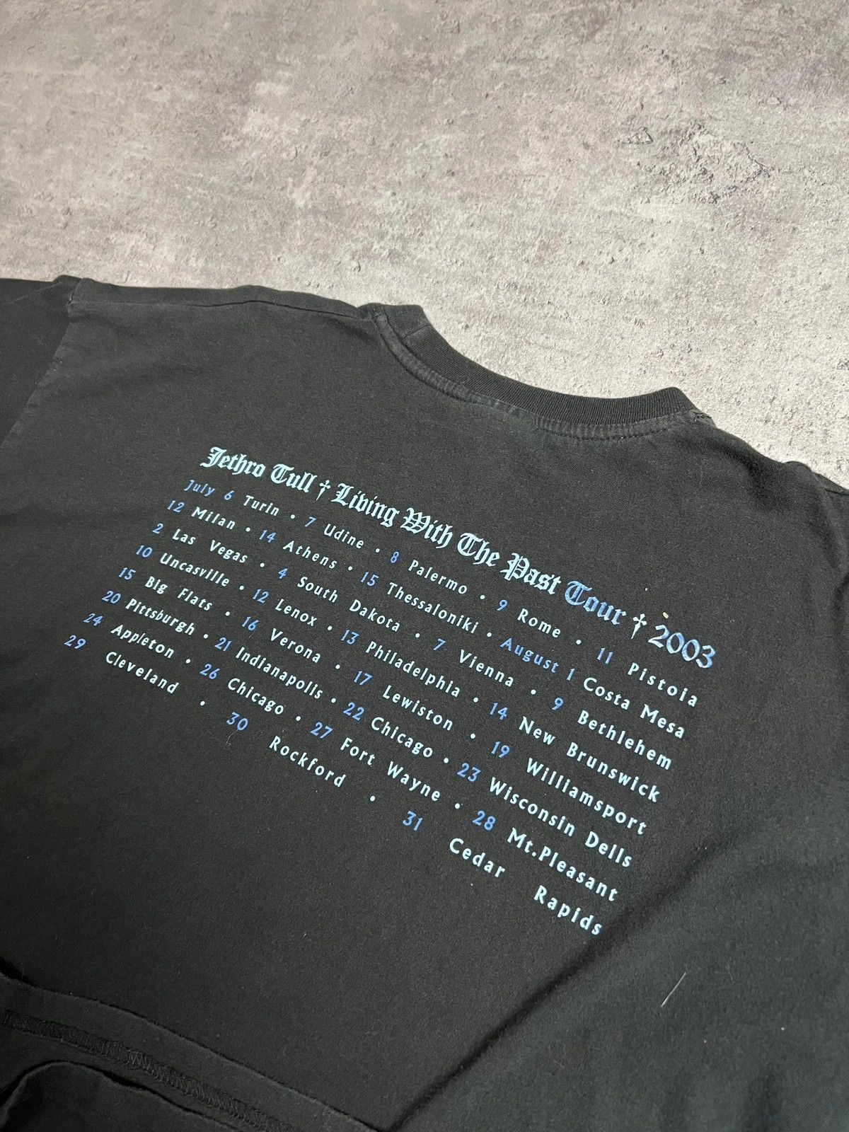 Vintage Jethro tull british rock band tshirt tour 2003 Size US XXL / EU 58 / 5 - 4 Thumbnail
