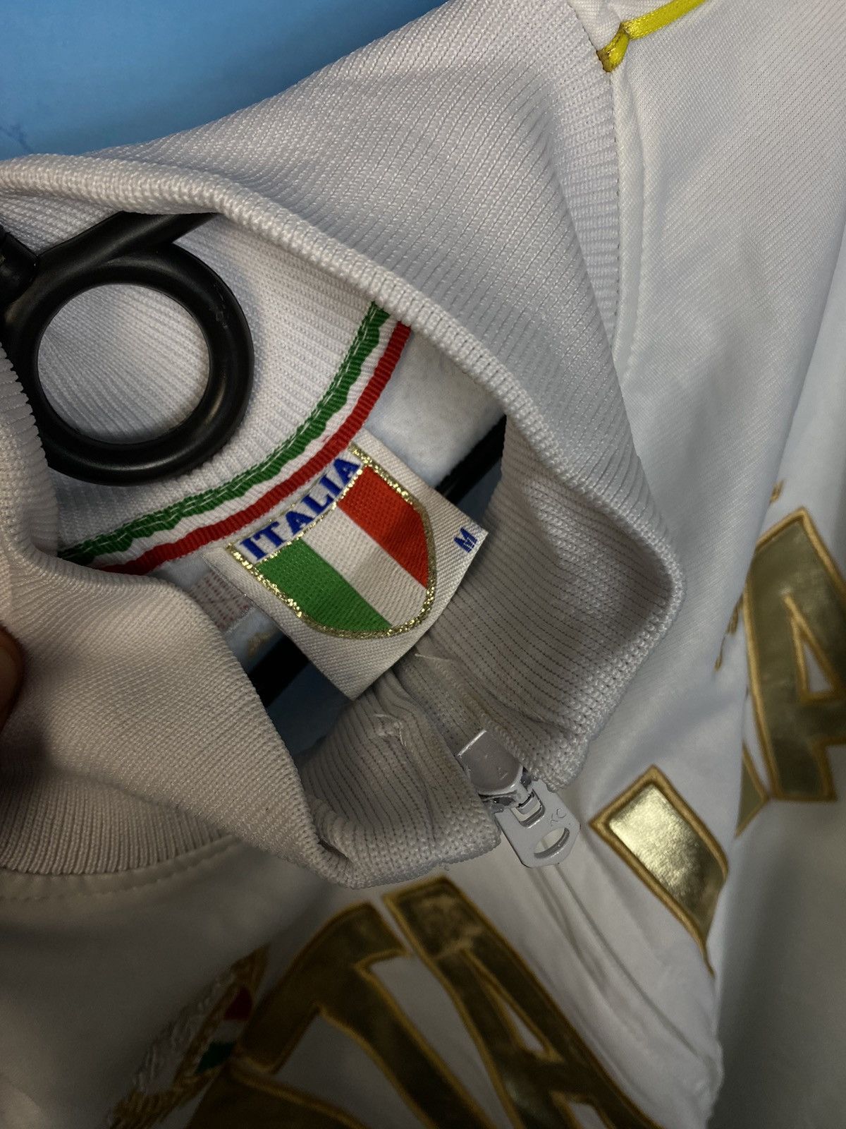Vintage ❗️Italy golden logo light jacket jersey Size US M / EU 48-50 / 2 - 6 Thumbnail