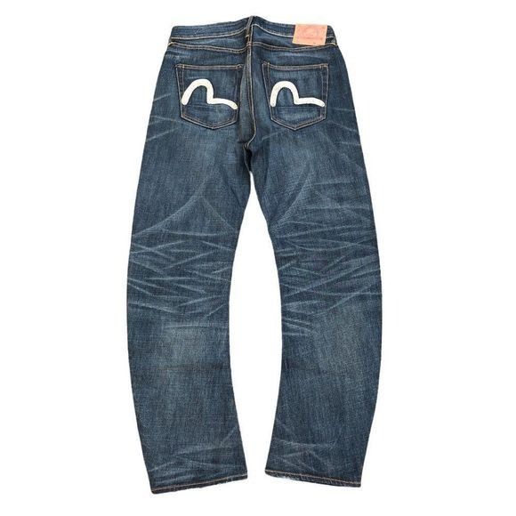 Evisu RARE Evisu Curved Leg Embroidered Jeans Size 36 Blue Size US 36 / EU 52 - 1 Thumbnail