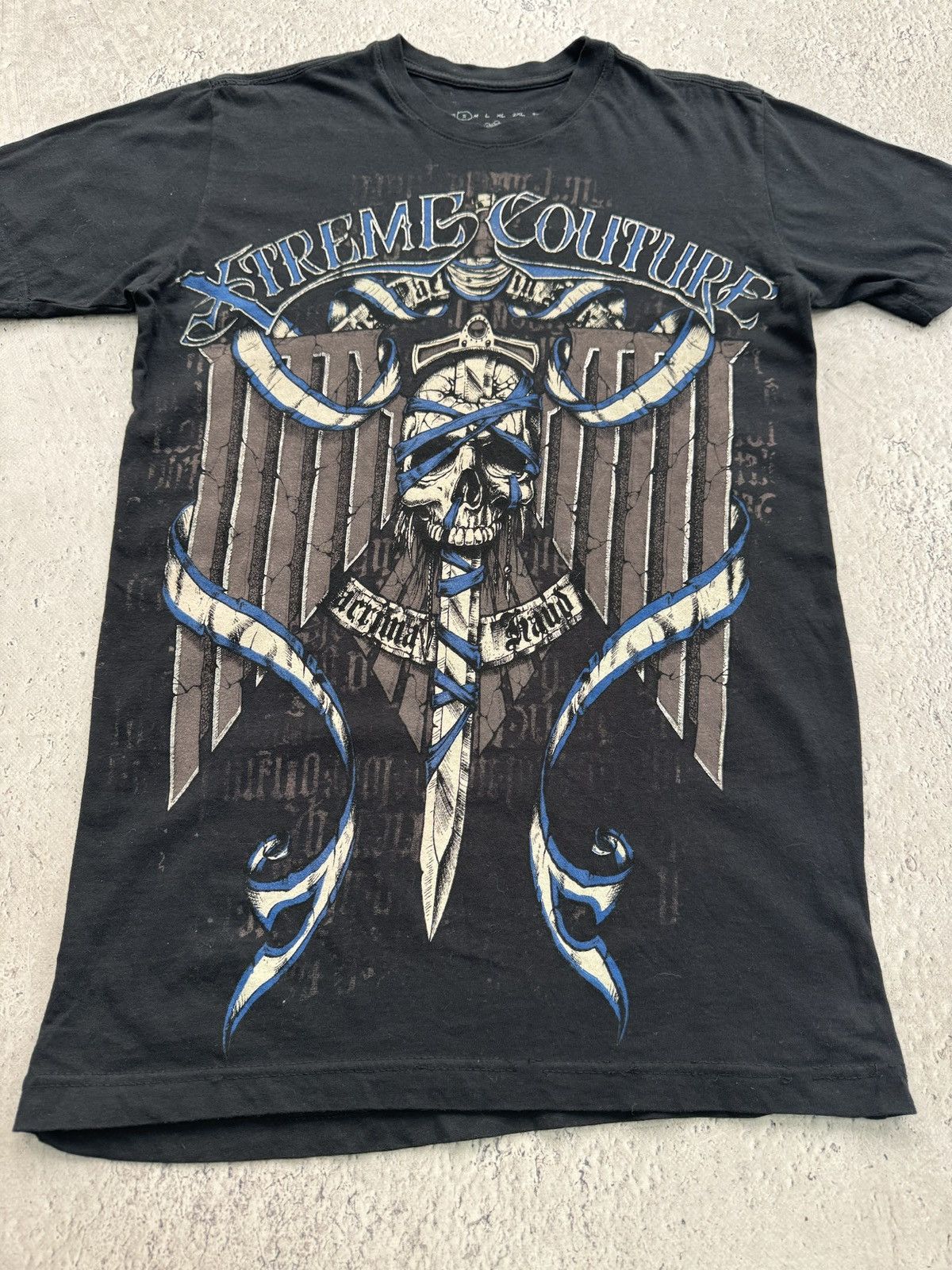 Affliction × Hysteric Glamour × True Religion Punk Skull Cross Tribal Affliction Vibe Long Sleeve T-Shirt Size US L / EU 52-54 / 3 - 3 Thumbnail