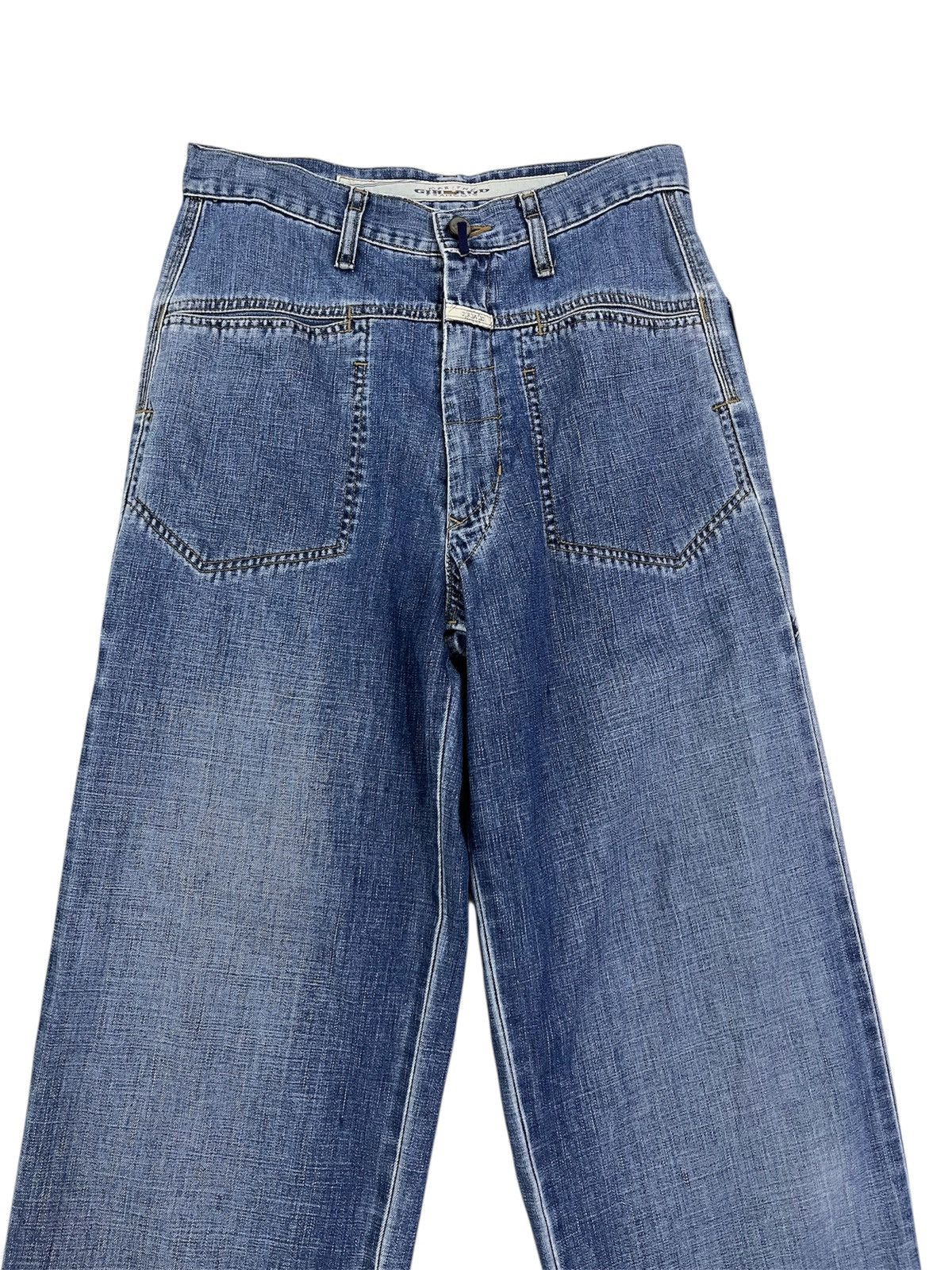 Marithe + Francois Girbaud Girbaud Workwear Wide Jeans Size US 30 / EU 46 - 2 Thumbnail