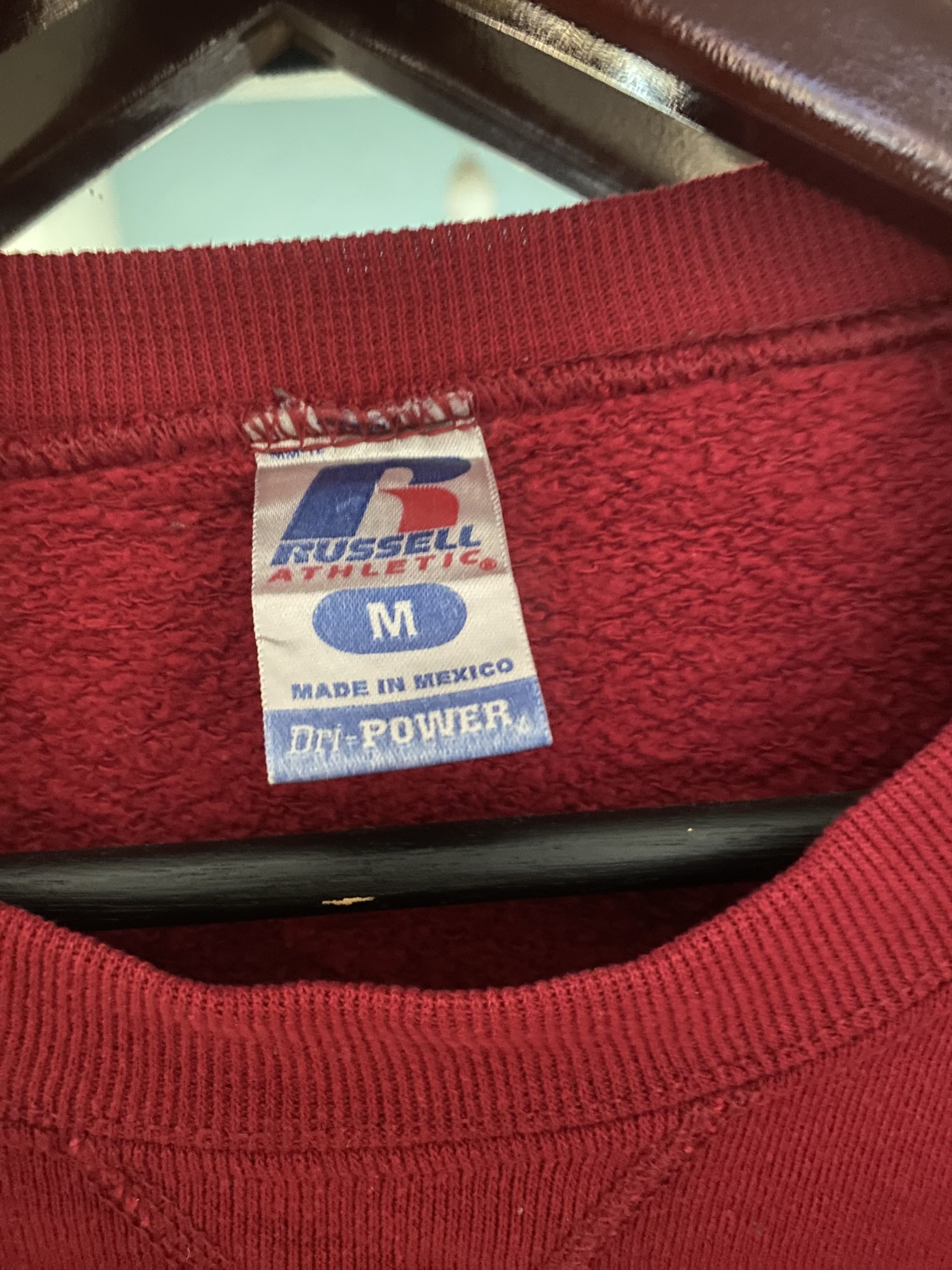 Russell Athletic × Vintage Vintage Russell Athletic Red Sweatshirt Size US M / EU 48-50 / 2 - 3 Thumbnail