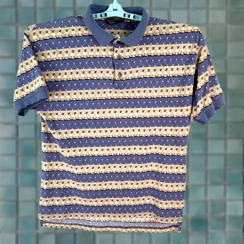 Vintage Cape Isle Knitters Golf Polo Shirt Men's Blue Size XL Size US XL / EU 56 / 4 - 1 Thumbnail