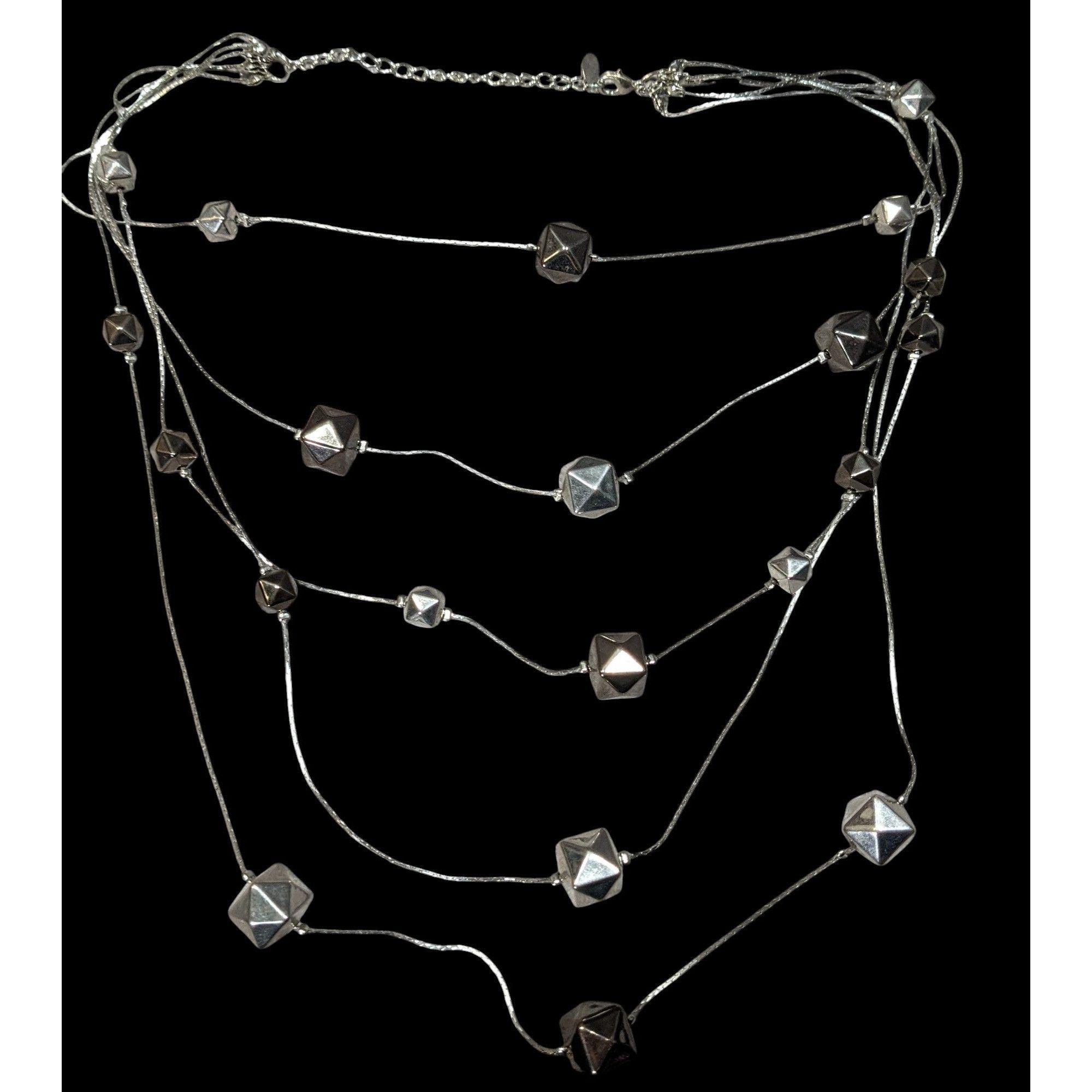 Other Ali-Khan New York Modern Layered Geometric Beaded Metallic N Size ONE SIZE - 2 Thumbnail