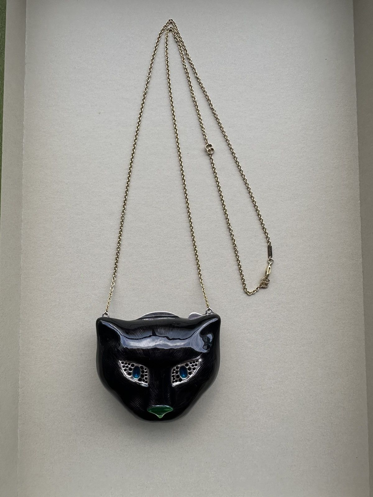 image of Gucci Le Marche Des Merveilles Minaudière in Black, Men's