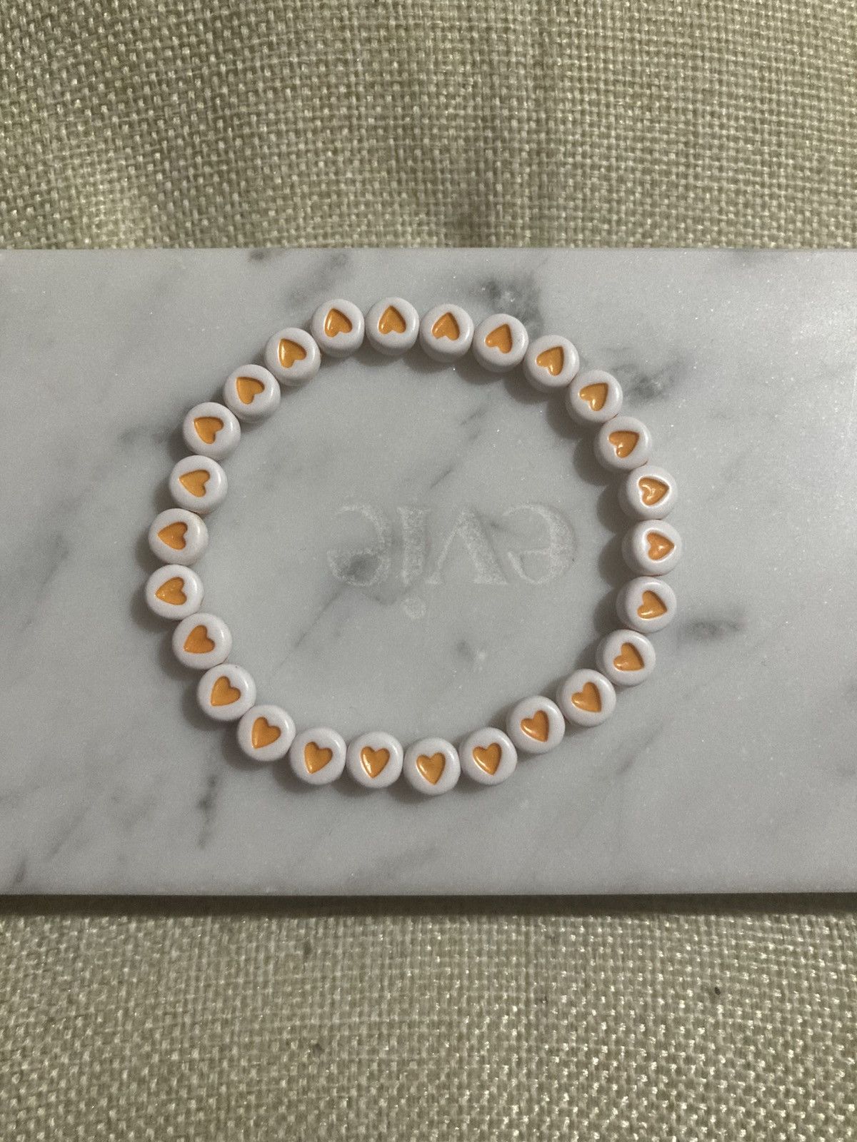 Other Orange heart beaded bracelet Size ONE SIZE - 1 Preview