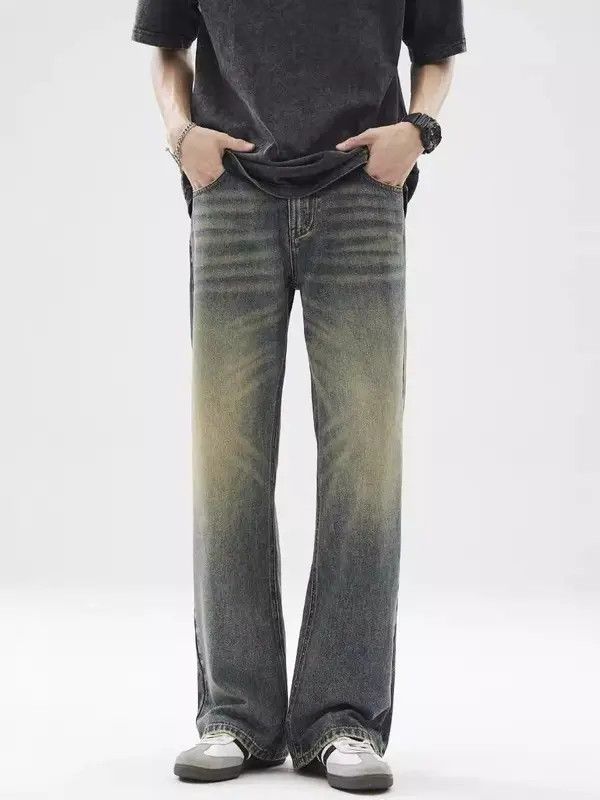 VIBE American retro loose oversize washed distressed jeans Size US 32 / EU 48 - 5 Thumbnail