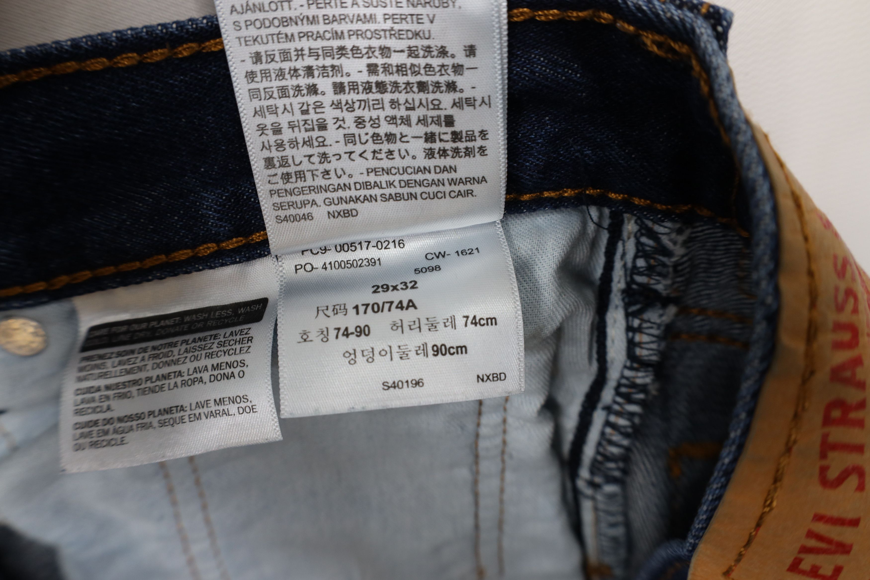 Levi's Vintage Y2K Levis 517 Western Bootcut Denim Jeans Blue Size US 29 - 8 Thumbnail