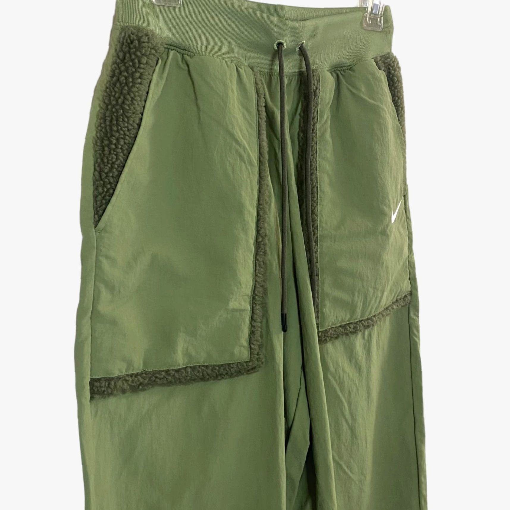 Nike Nike Essential High Rise Jogger Pants Womens Small Green Activewear Size 28" / US 6 / IT 42 - 4 Thumbnail