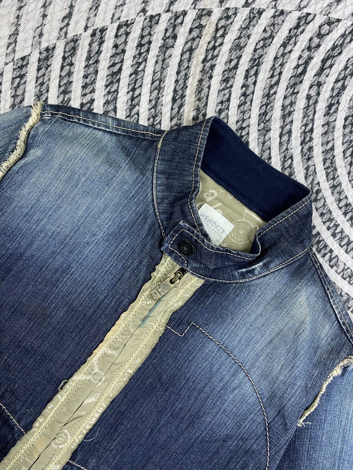 Vintage Vintage Hendrix Basic House Denim Style Zip-Up Jacket Size US M / EU 48-50 / 2 - 6 Thumbnail