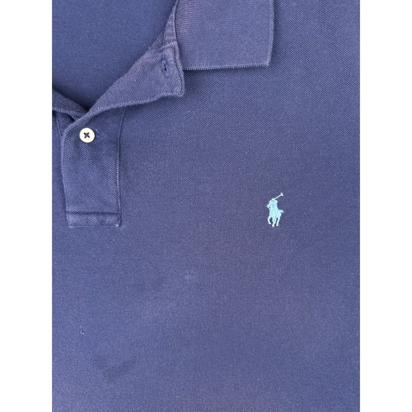 Ralph Lauren Polo Ralph Lauren Polo Shirt Adult 2XL Blue Cotton Short Sleeve 100% Cotton Men's Polo Shirt Big & Tall Classic Fit Embroidered Logo 2XB Size US XXL / EU 58 / 5 - 6 Thumbnail