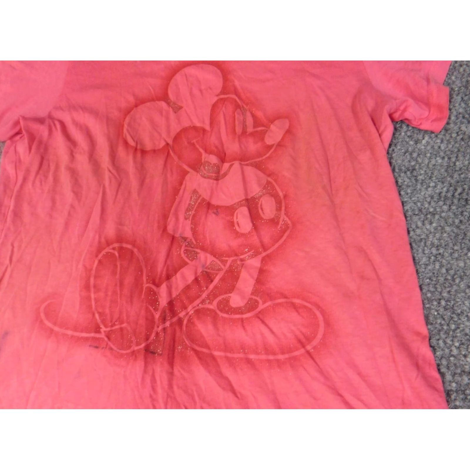 Disney Disney Shirt Womens Small pink Mickey Mouse graphic Crew Neck T-Shirt Casual Short Sleeve Disney Brand Womens Pink Mickey Movie Basic 90s? Size S / US 4 / IT 40 - 5 Thumbnail