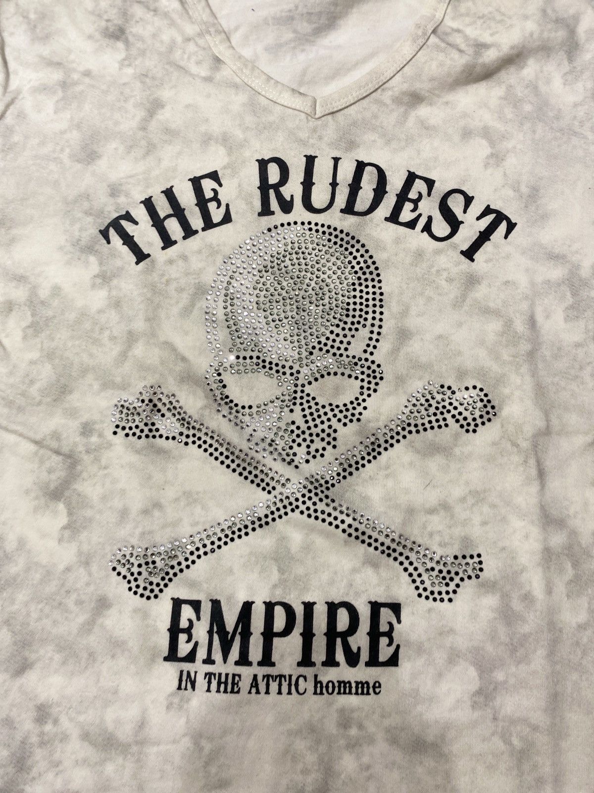 In The Attic In The Attic Skull Swarovski The Rudest Empire Tshirt Size US L / EU 52-54 / 3 - 3 Thumbnail