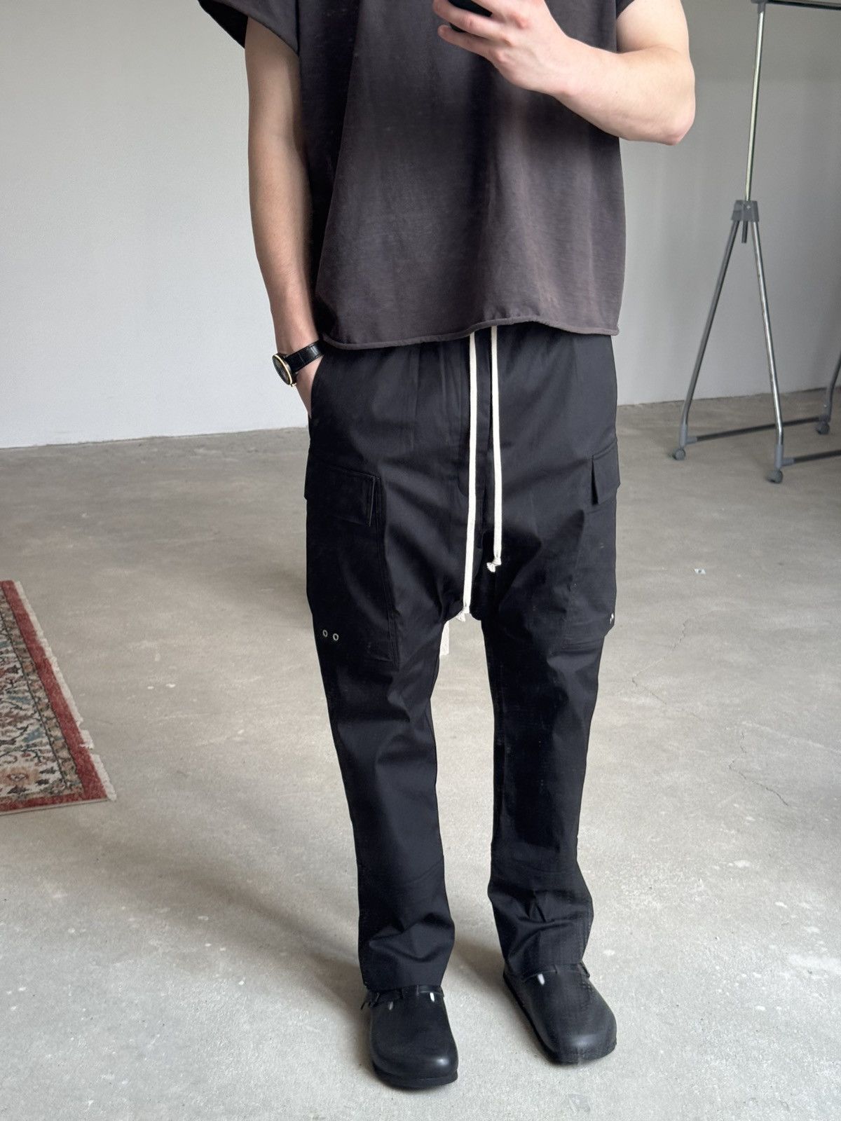 Rick Owens New Rick Owens Cargo Pants Lido Size US 32 / EU 48 - 4 Thumbnail