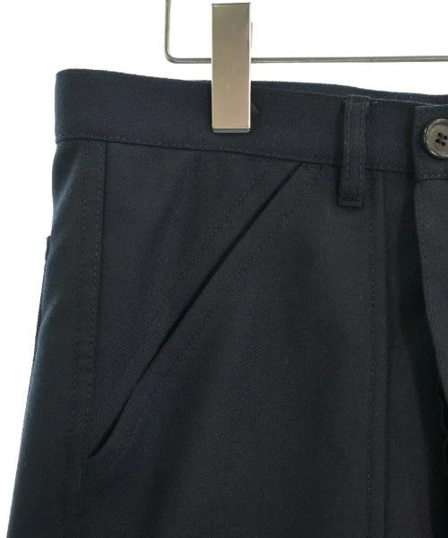 Comme des Garcons SHIRT Cropped Pants Polyester Wool Zipper Plain Navy Blue Size US 32 / EU 48 - 4 Thumbnail