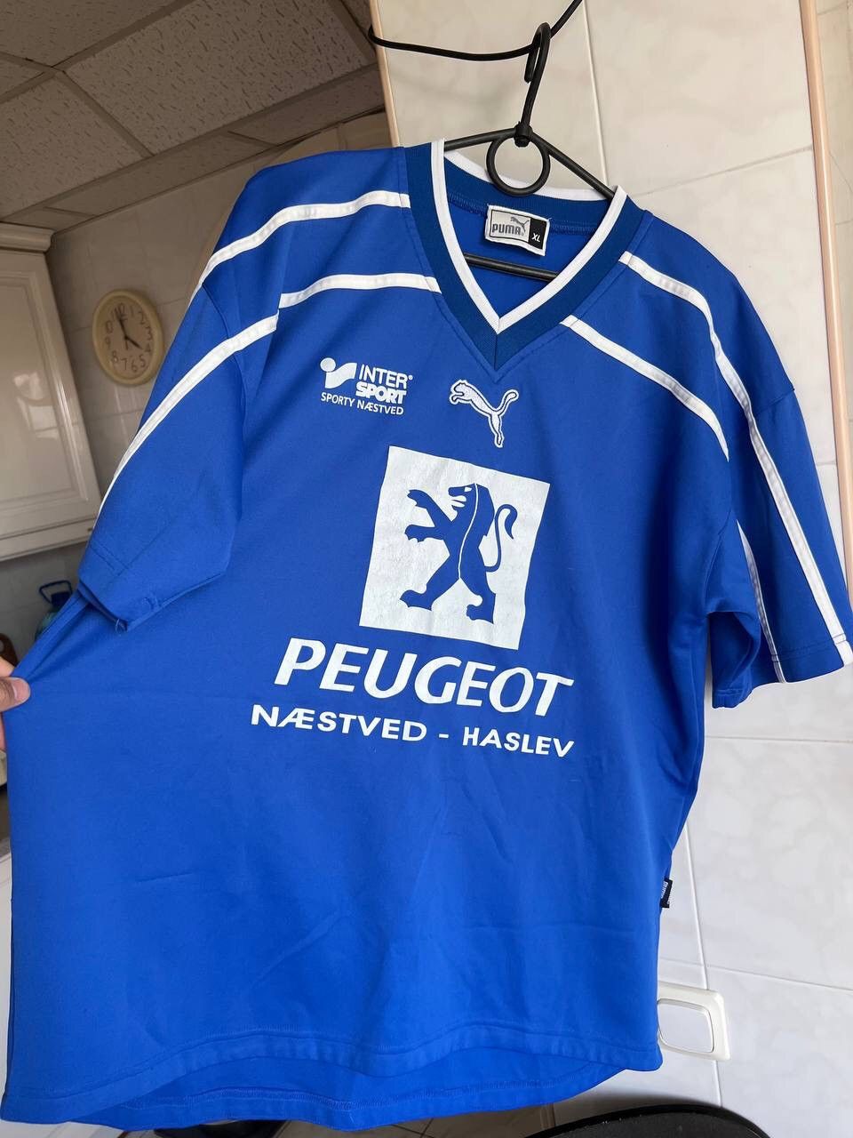 Puma × Vintage Vintage Puma Peugeot Big Logo Soccer Jersey Tee T Shirt Size US XL / EU 56 / 4 - 7 Thumbnail