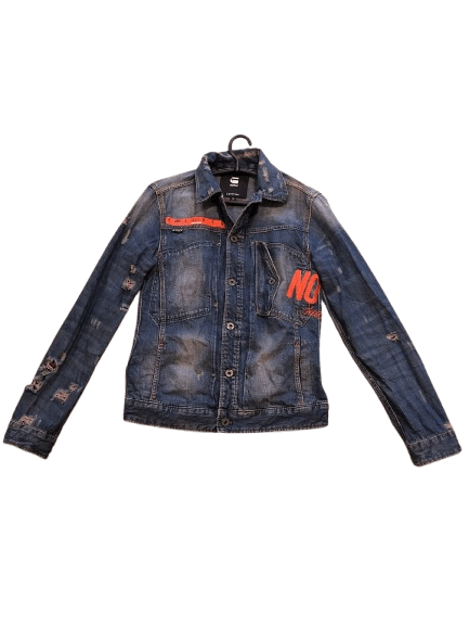 G-Star Vintage G-Star Raw Y2K Logo Denim Jacket Size XS Size US XS / EU 42 / 0 - 1 Thumbnail