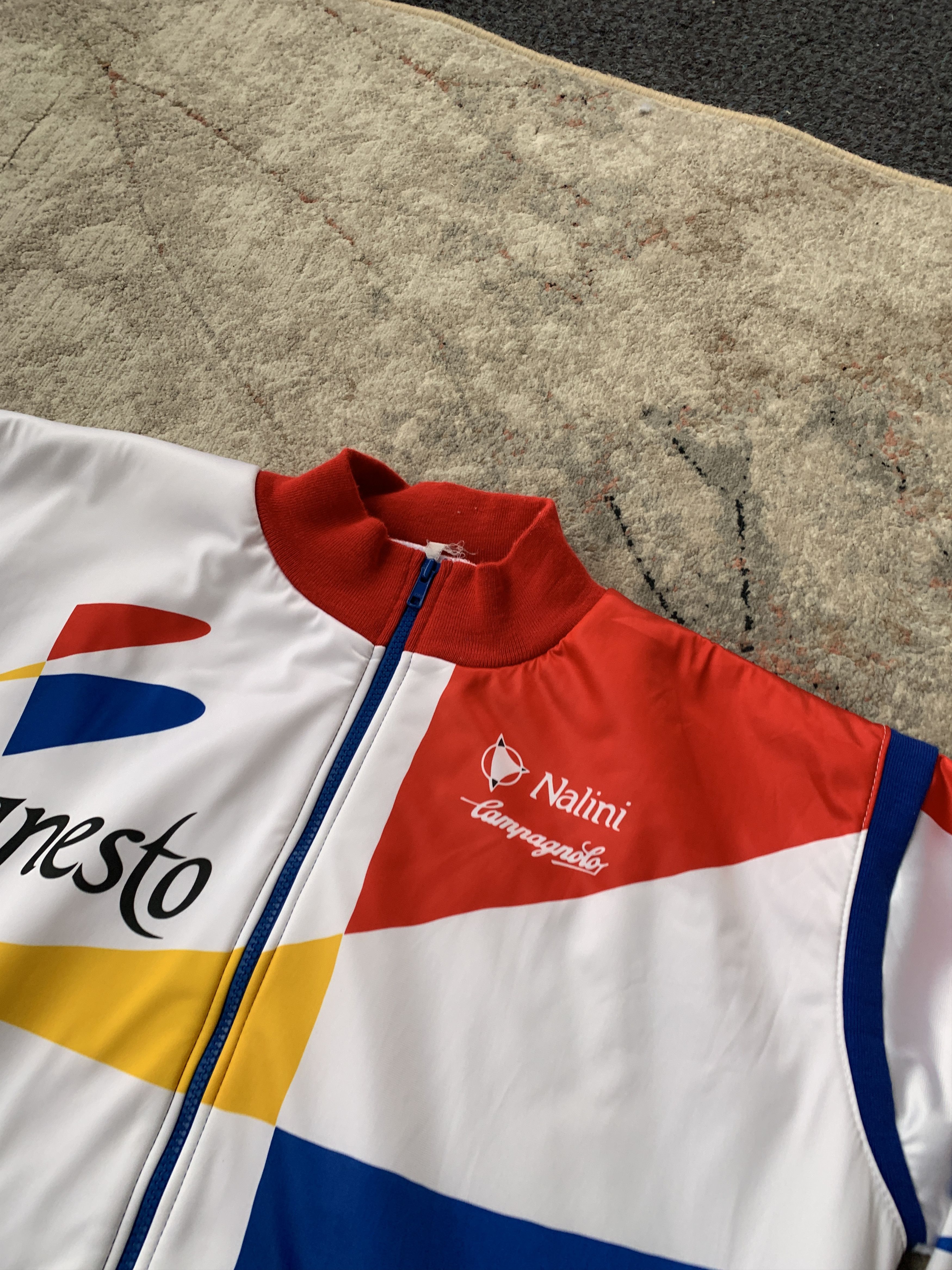 Other Vintage Nalini Campangolo Banesto Cycle Jacket Size US XL / EU 56 / 4 - 2 Thumbnail