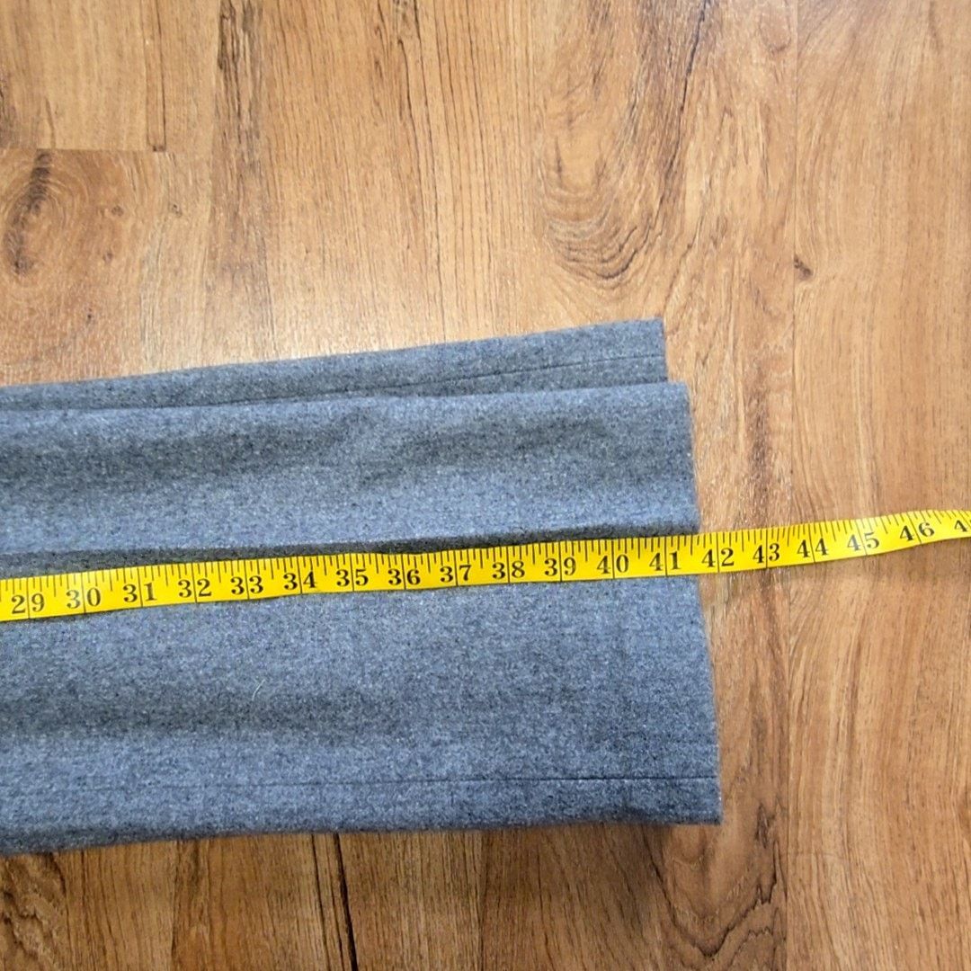 Vintage Vintage Wool Trousers Gray Womens 2 Juniors 7/8 Pants Size 26" / US 2 / IT 38 - 15 Thumbnail