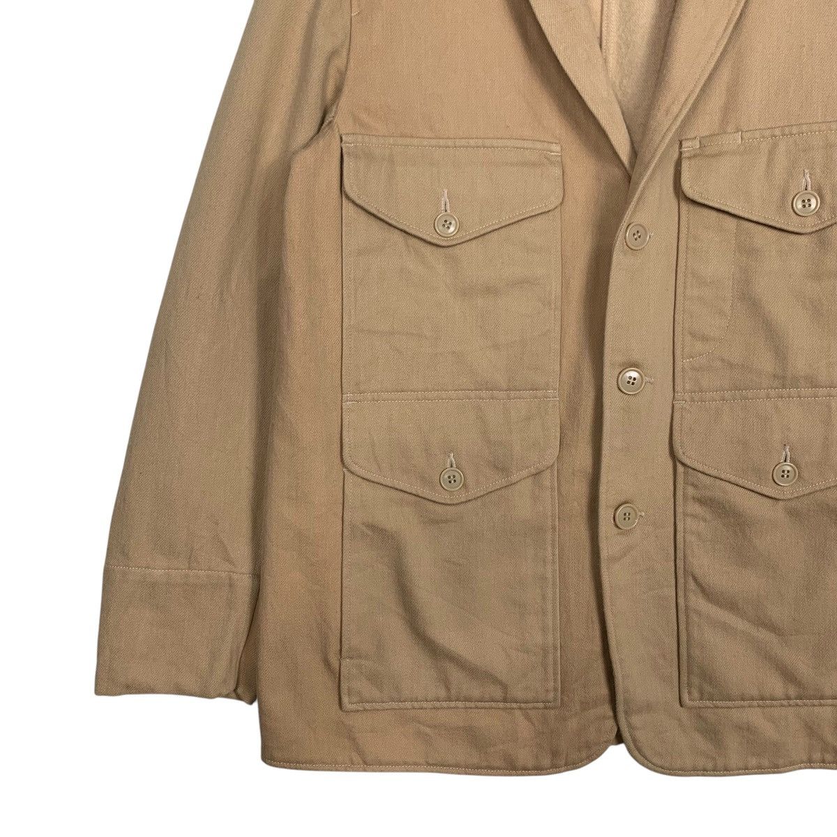 Japanese Brand LIVING CONCEPT 4 Pocket Casual Jacket #2678-C120 Size US M / EU 48-50 / 2 - 3 Thumbnail