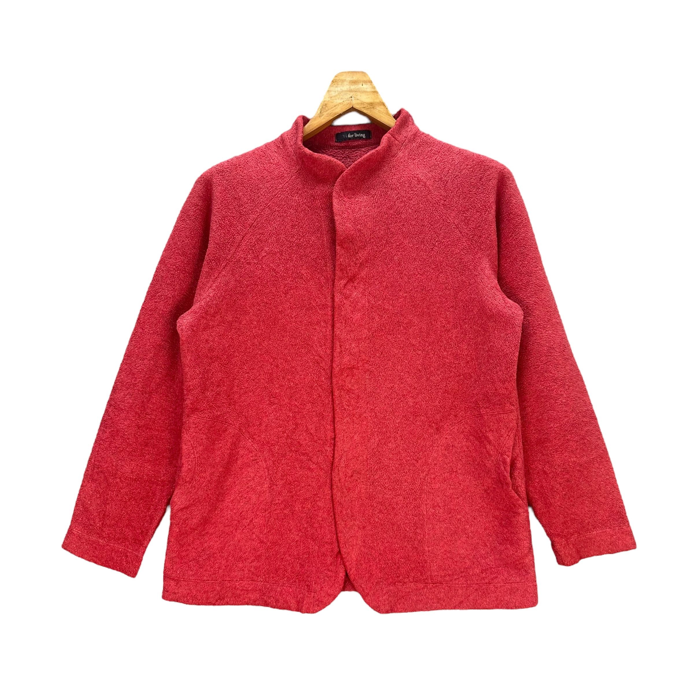 Y's Y's For Living Snap Button Pink Fleece Jacket #A27-0623 Size US S / EU 44-46 / 1 - 1 Thumbnail