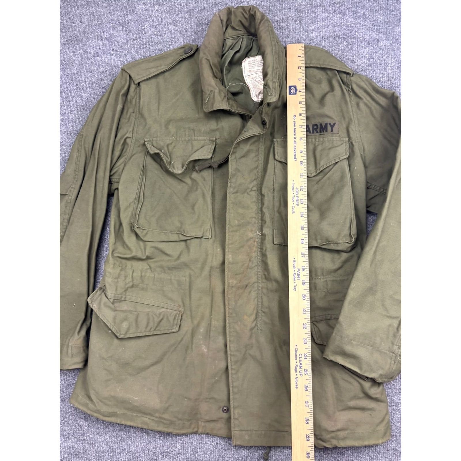 Alpha Industries VINTAGE Alpha Industries M65 Field Jacket Mens S Regular Army 70s Military C Size US S / EU 44-46 / 1 - 3 Thumbnail