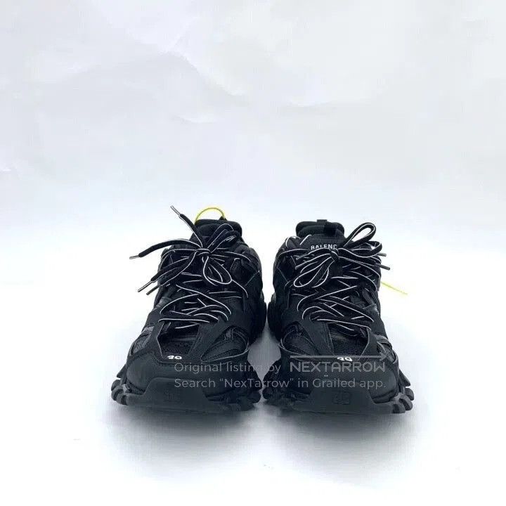 Balenciaga Balenciaga Track Black Logo Sneakers. Size US 6 / EU 39 - 3 Thumbnail