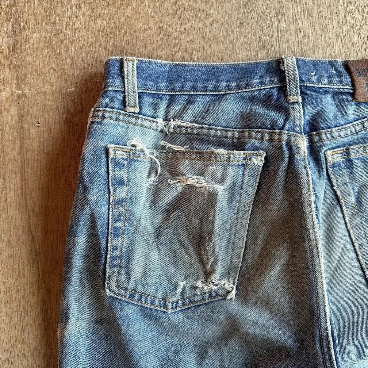 Vintage RUSTY DIRTY💥VINTAGE EDWIN JEANS MADE IN USA DENIM PANTS W31 Size US 31 - 15 Thumbnail